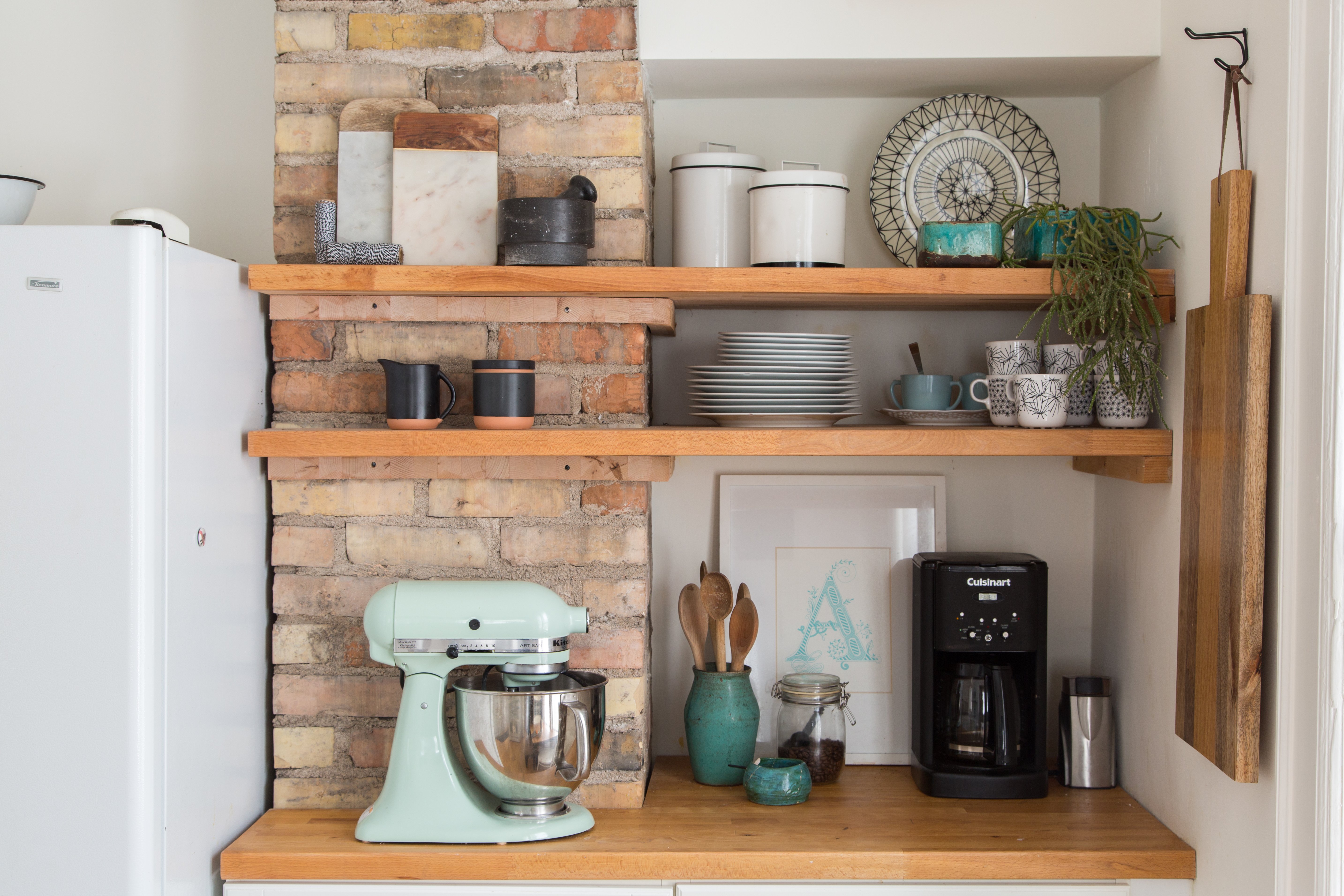 Small Kitchen Appliance Storage 