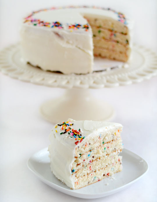 Recipe: Funfetti Birthday Cake — Dessert Recipes from The Kitchn | Dessert  cake recipes, Cake, Cake recipes