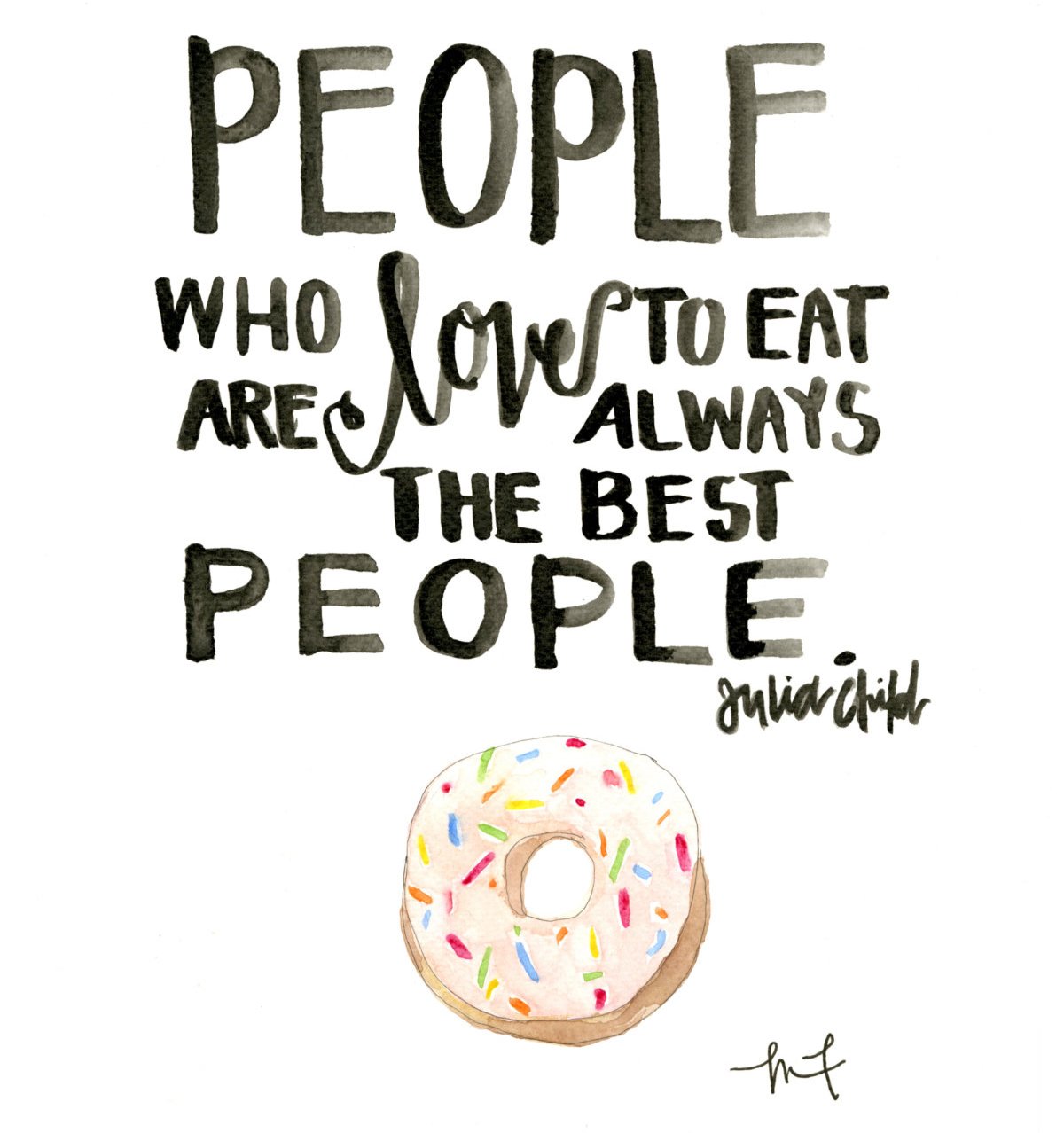 julia child quotes people who love to eat