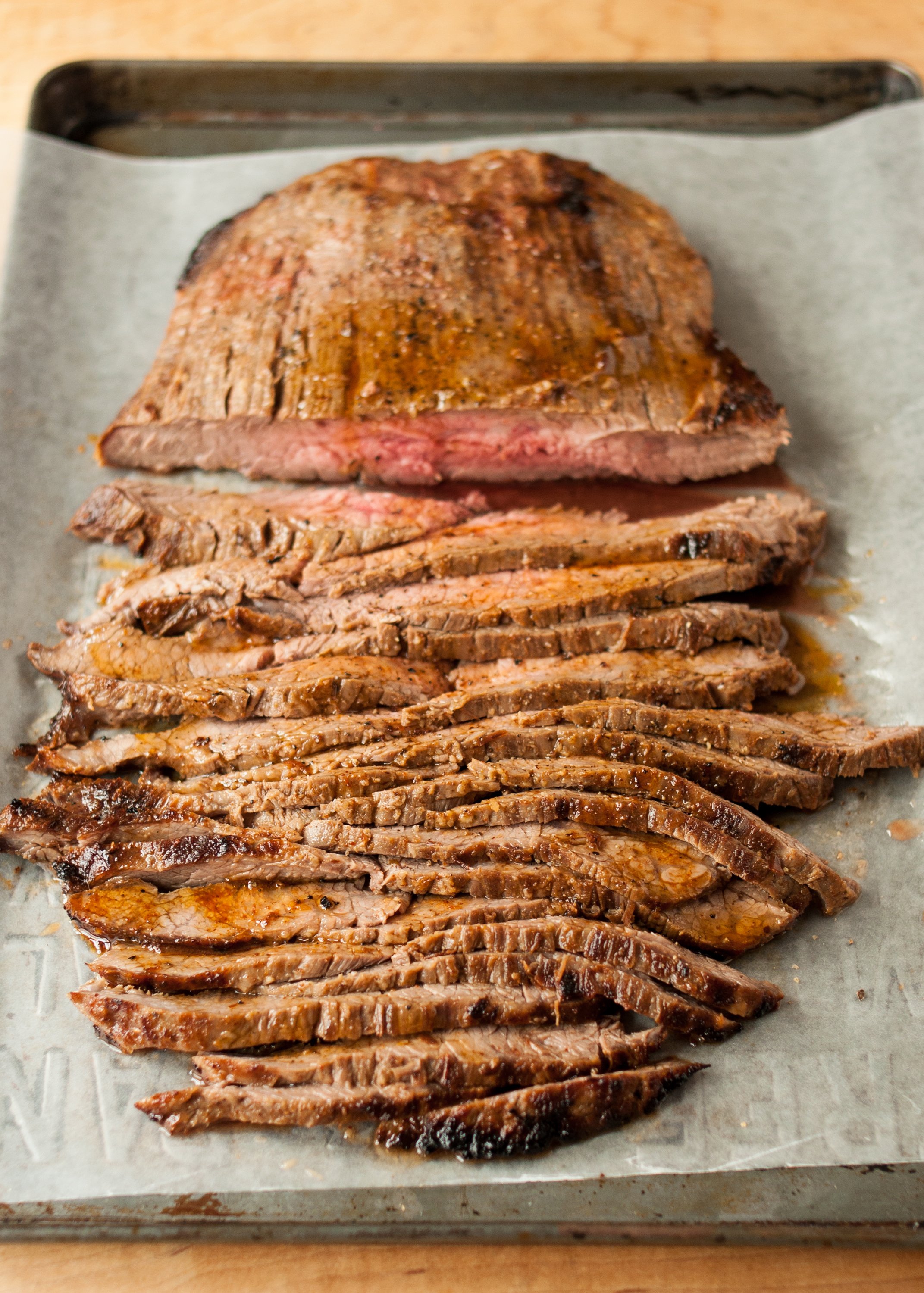 Broil flank shop steak