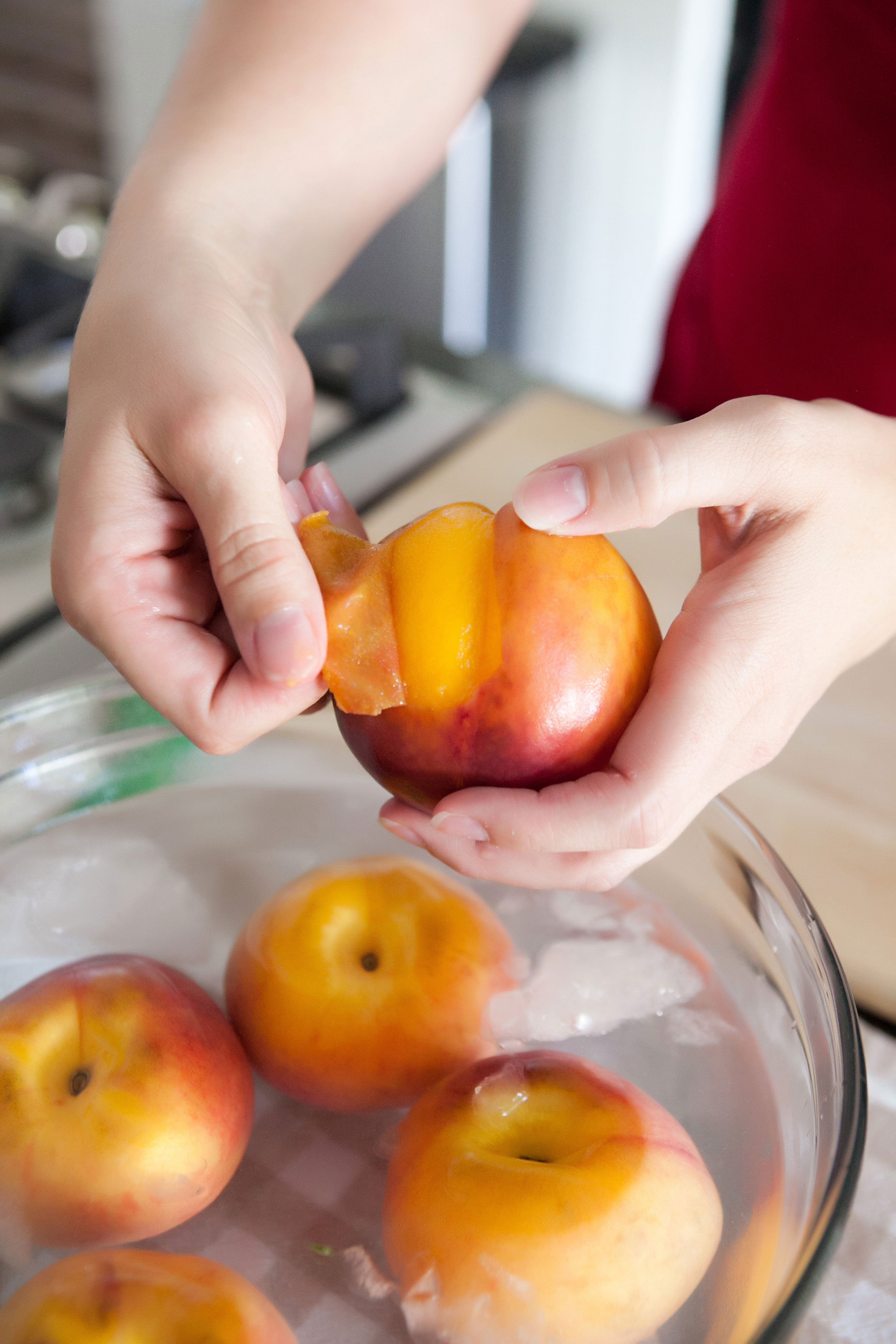 This Is Absolutely The Easiest Way To Peel Peaches