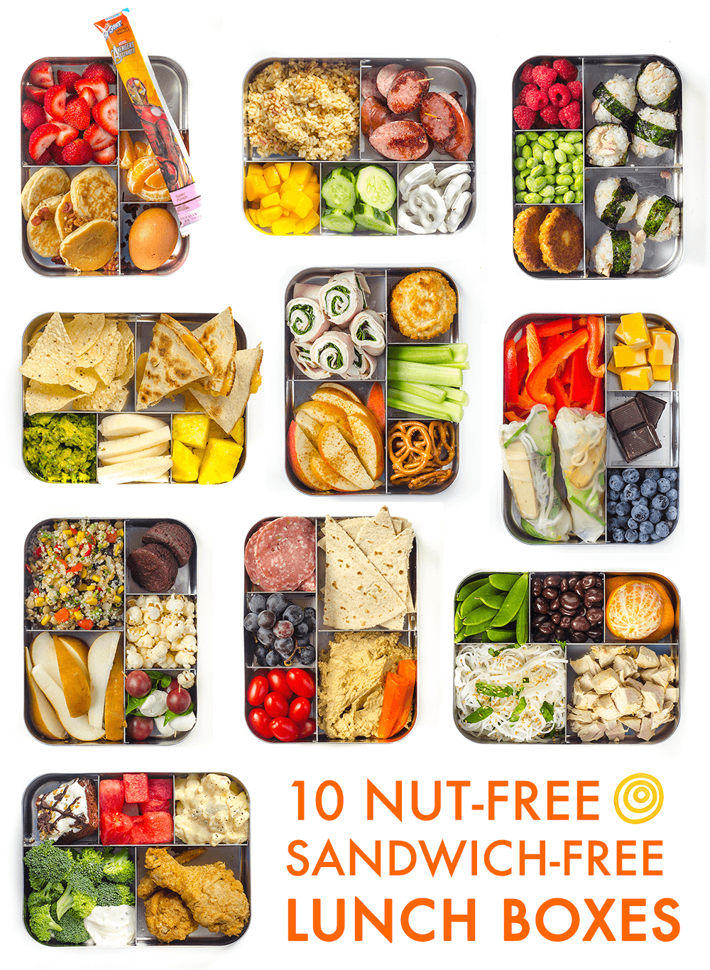 10 Easy + Healthy School Lunch Ideas (no sandwiches!) - Baby Foode