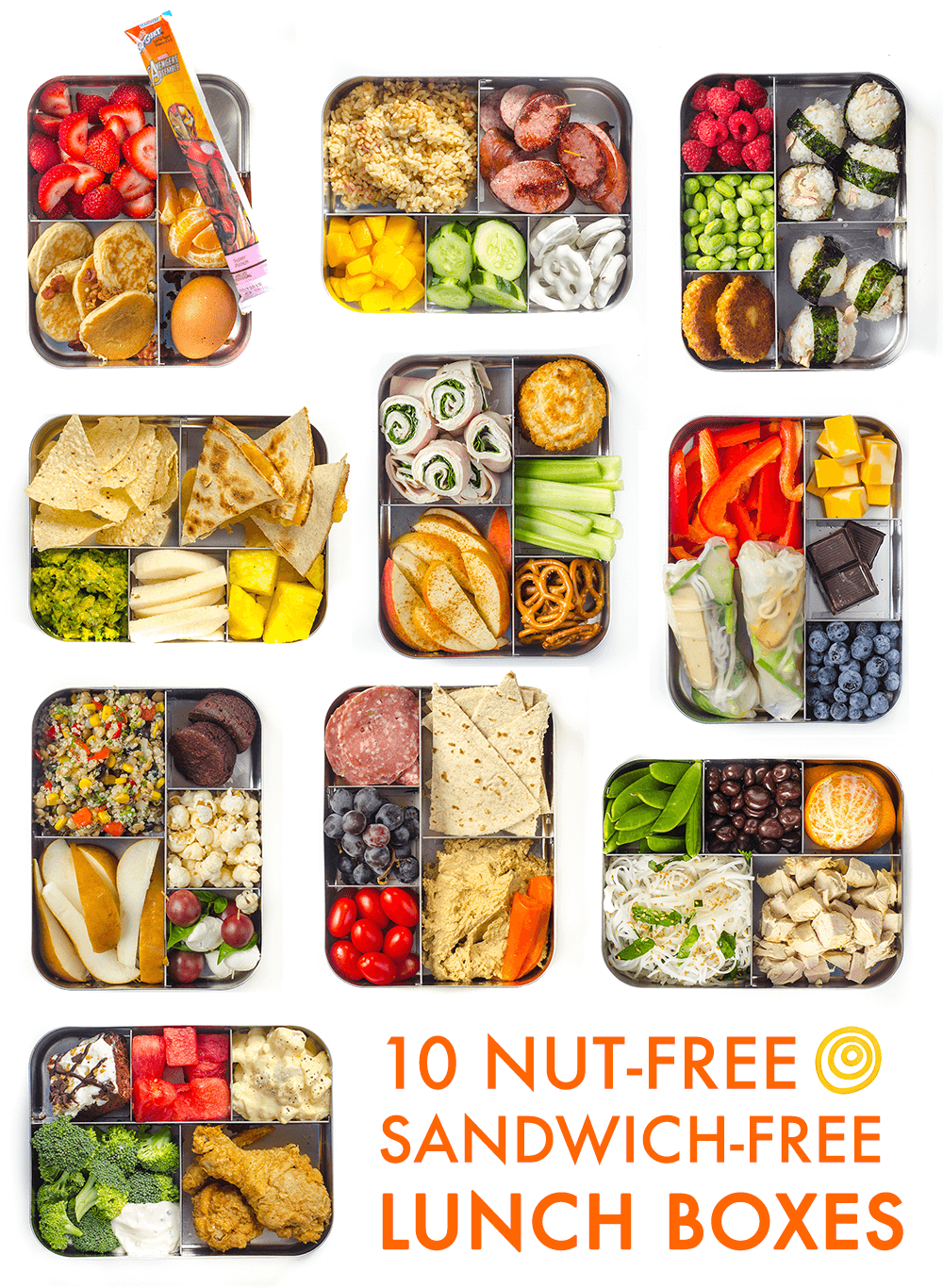 Easy Lunch Box Ideas for Kids (Nut-Free)