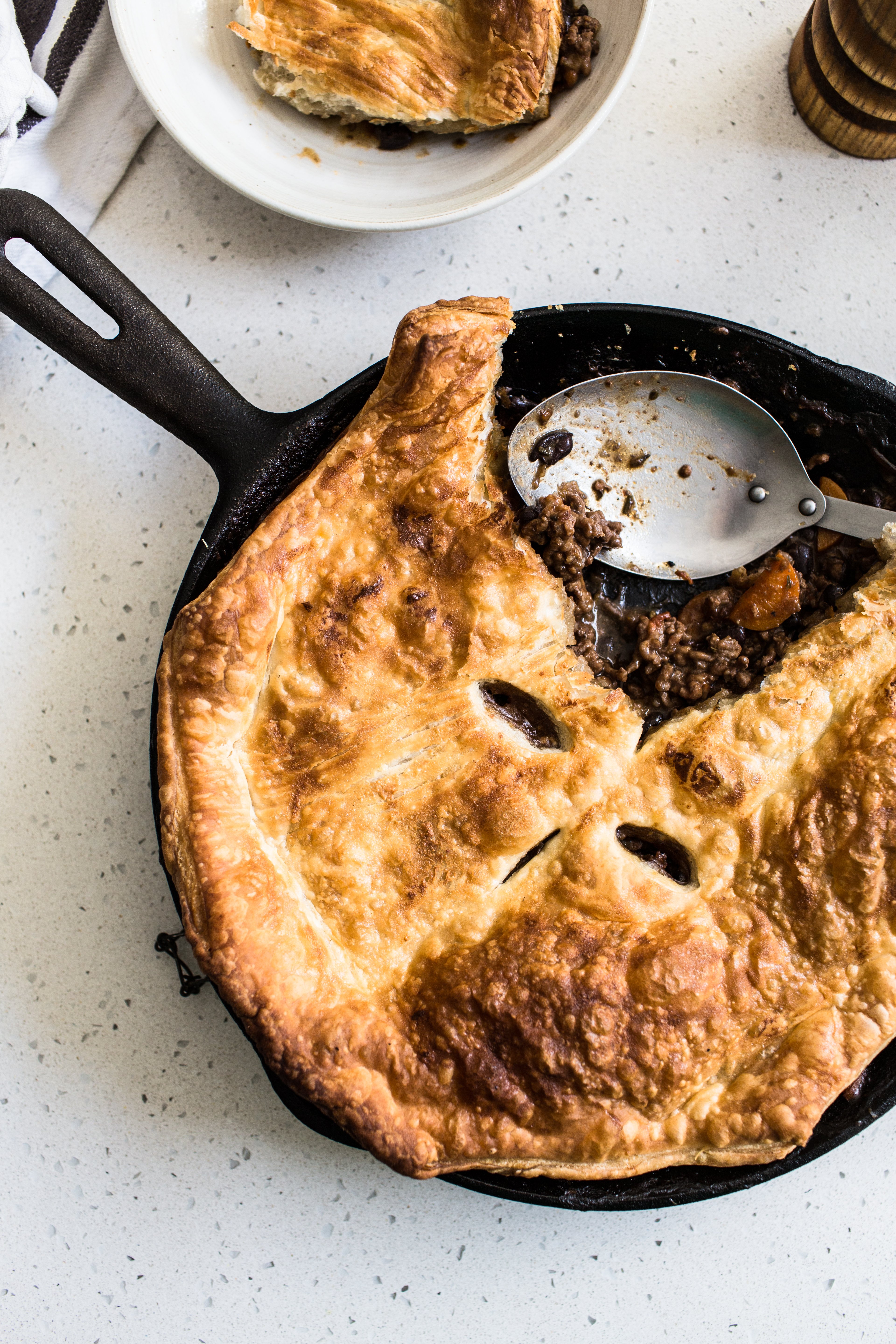 Beef Skillet Pie