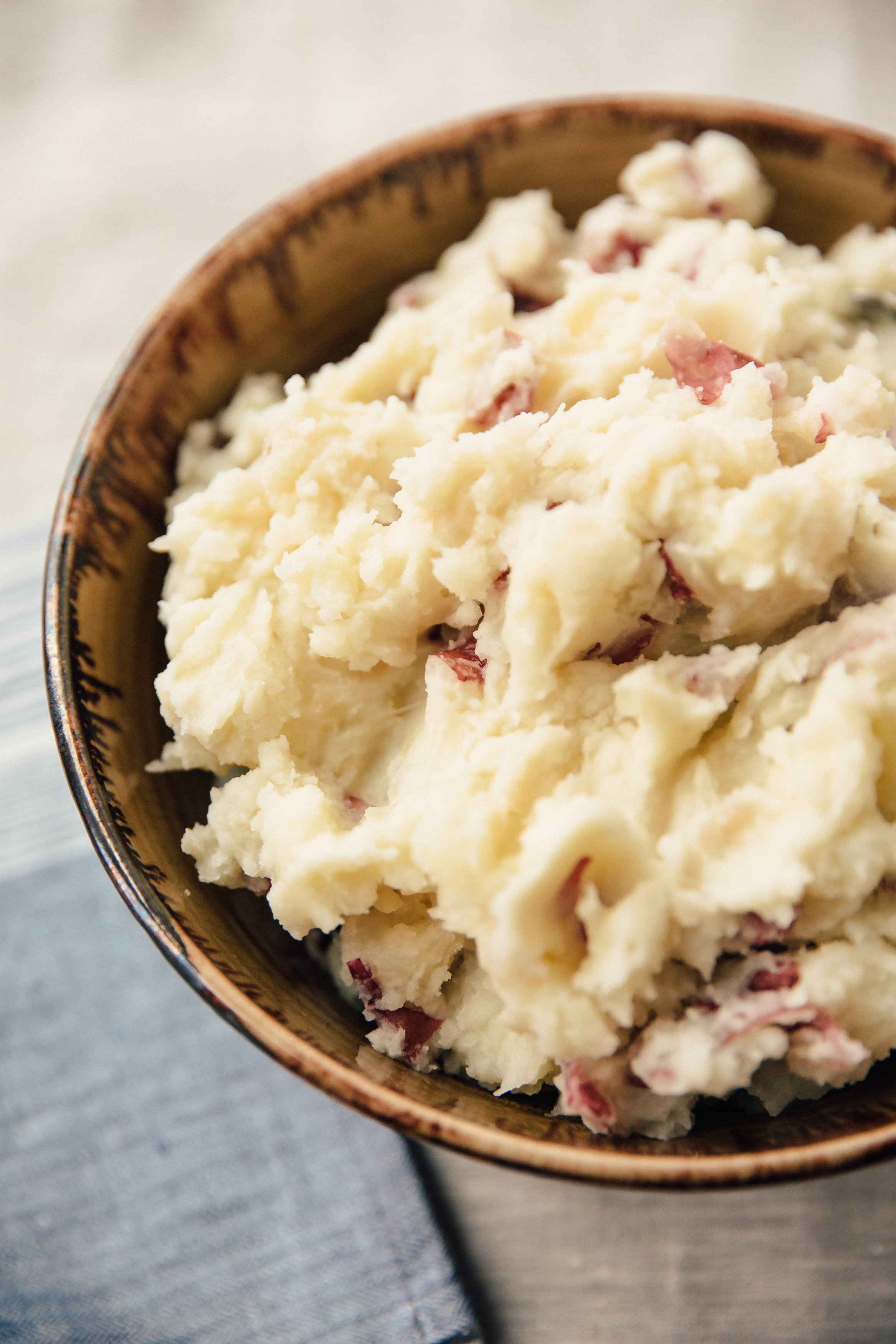 red skin mashed potato recipe garlic