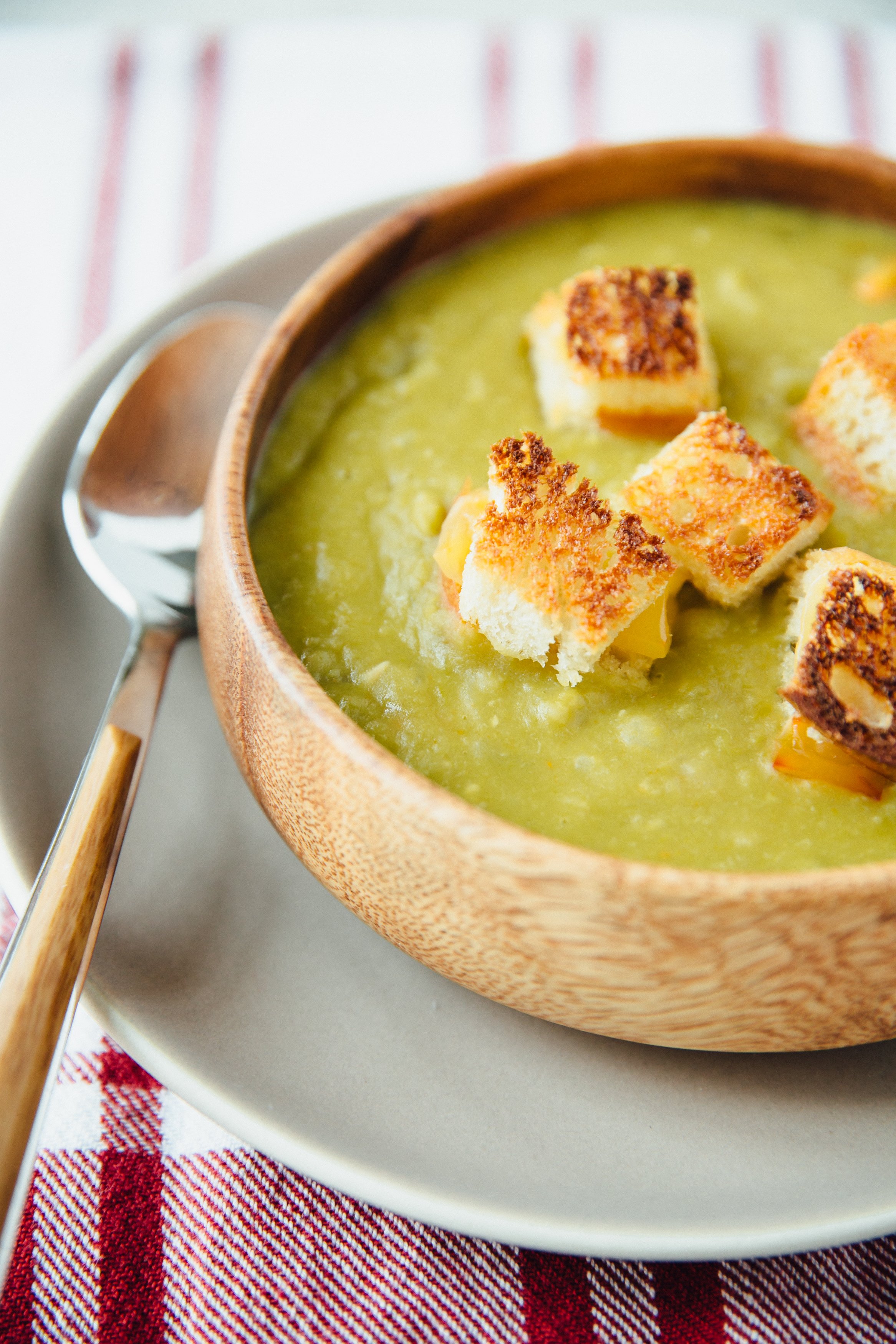 Best Vegan Split Pea Soup (Slow cooker option) - The Cheeky Chickpea