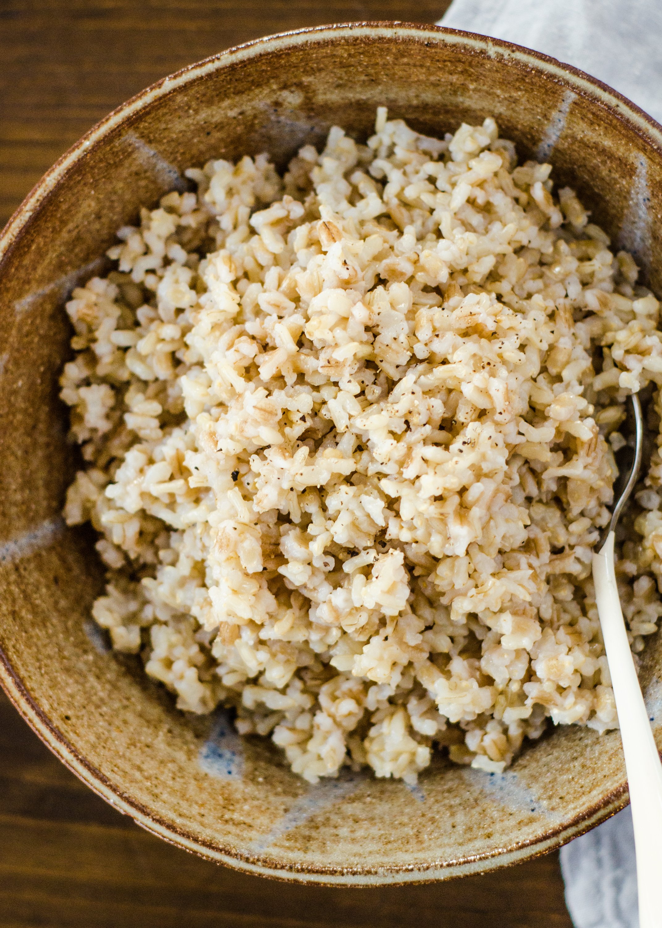 making brown rice in rice cooker