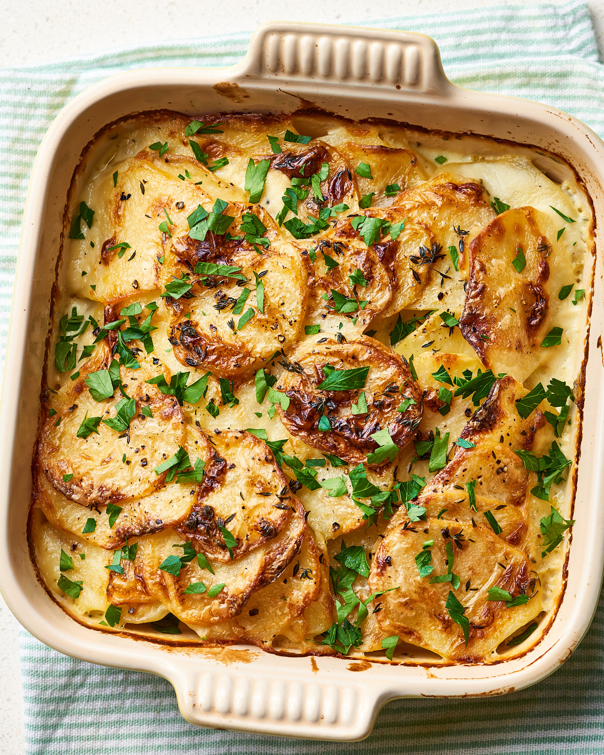 Sheet Pan Scalloped Potatoes - Plain Chicken