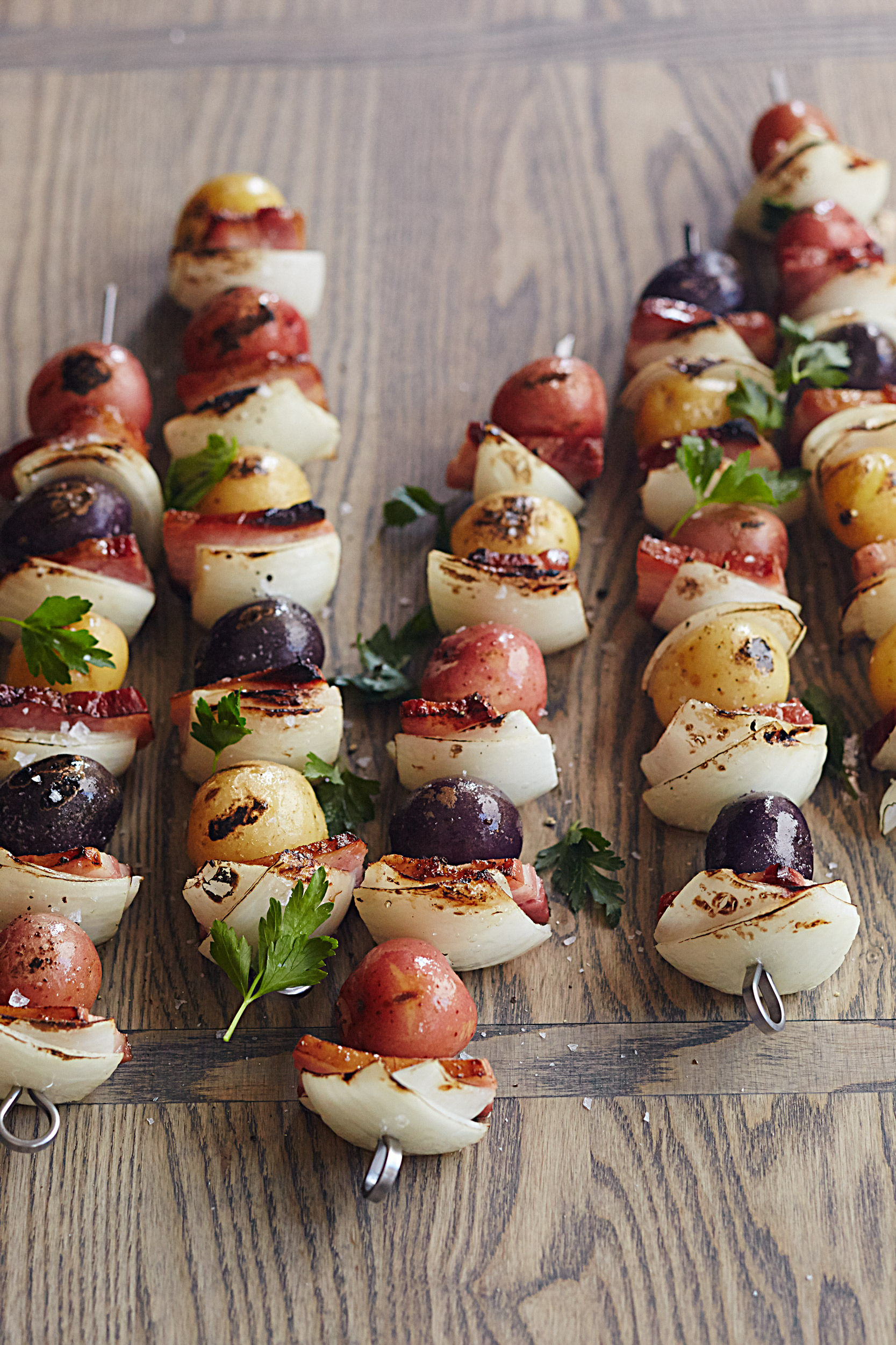 Skewered Grilled Potatoes