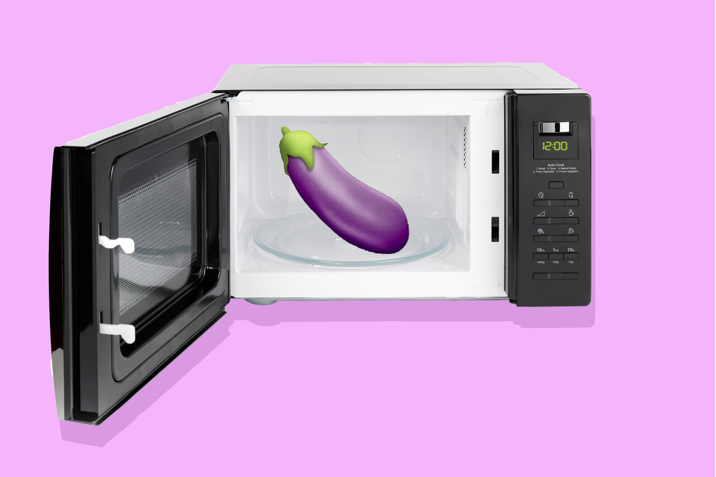 Very simple 'seasoned eggplant' using a microwave