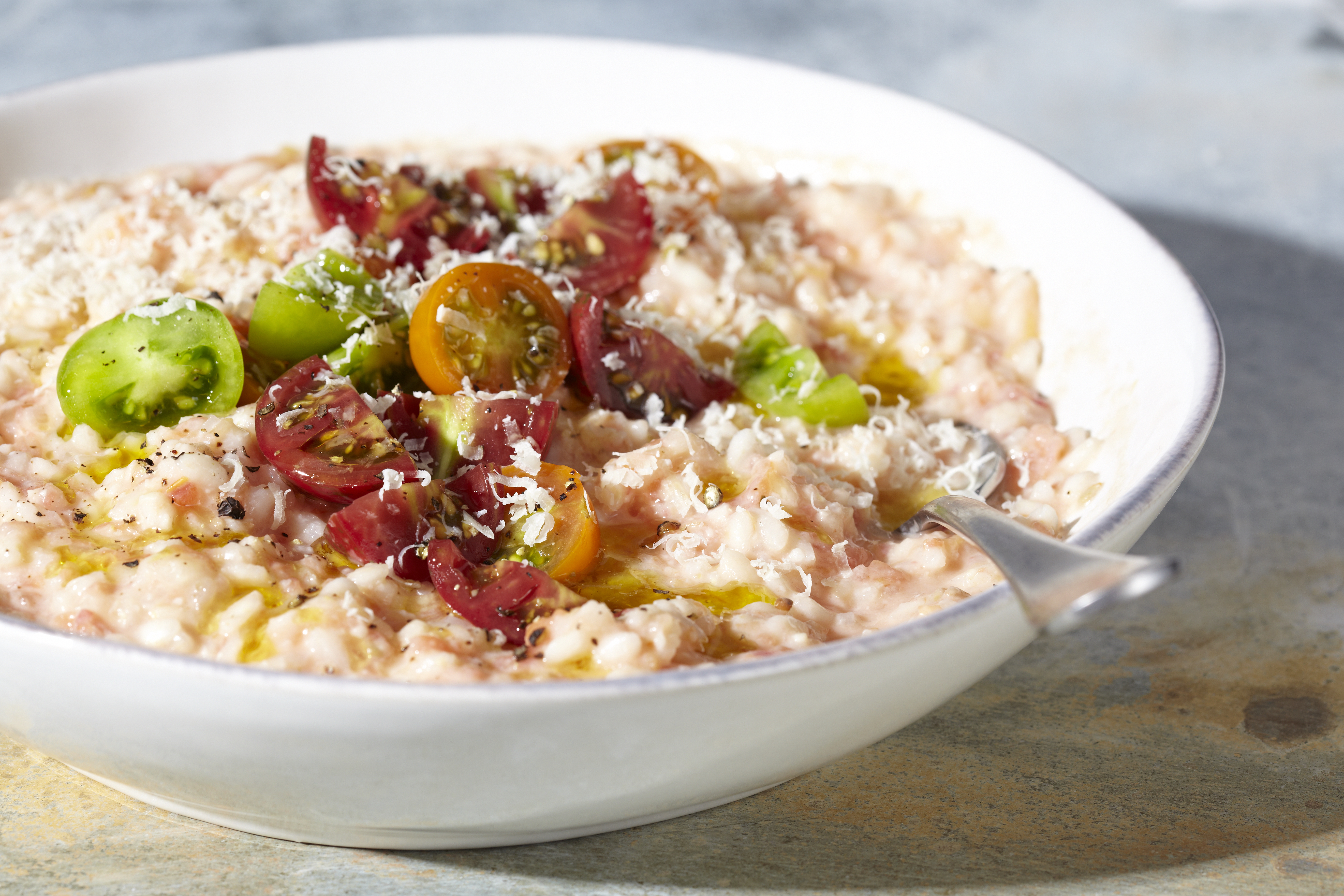 Fresh Creamy Tomato Risotto (with garden grown beefsteak tomatoes) —  Smartblend