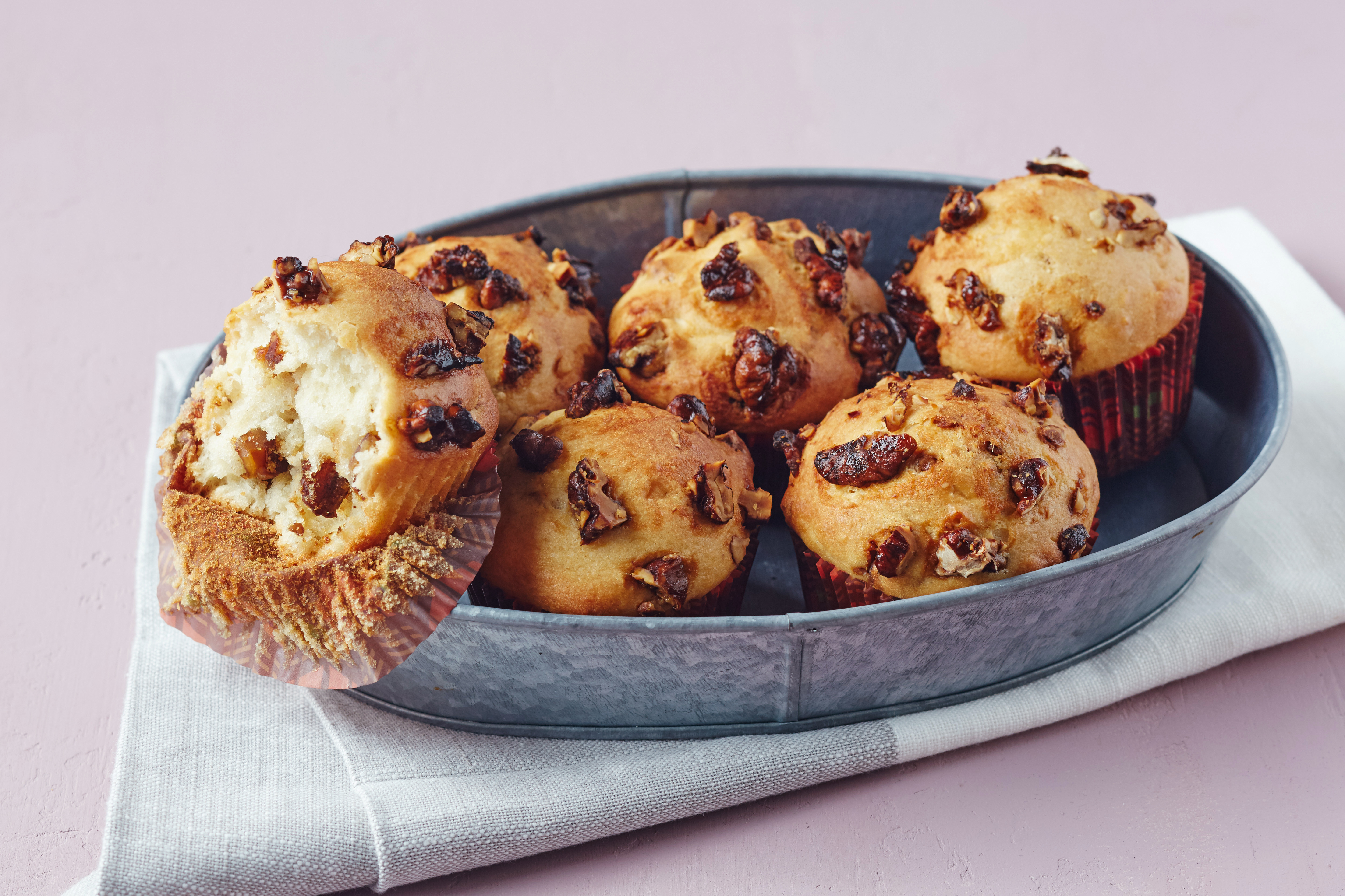 Instantly Upgrade Basic Muffin Mix with Candied Nuts