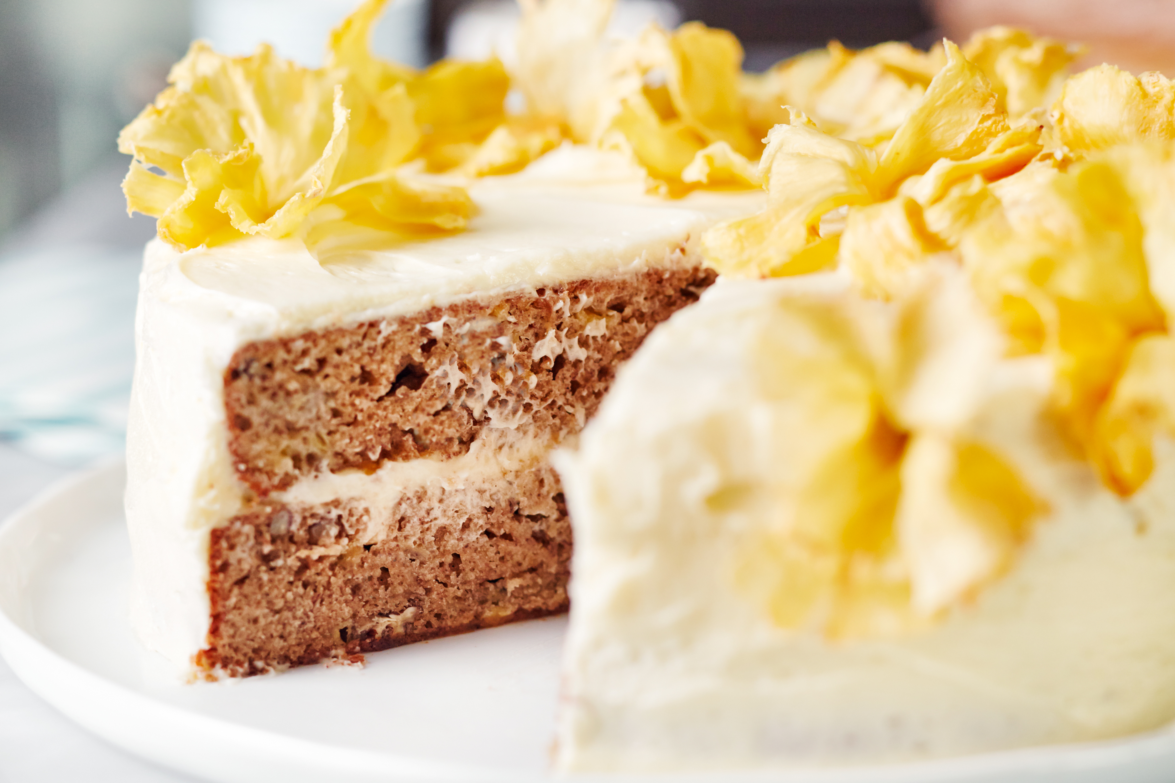 Mile-High White Chocolate Hummingbird Cake Recipe | MyRecipes