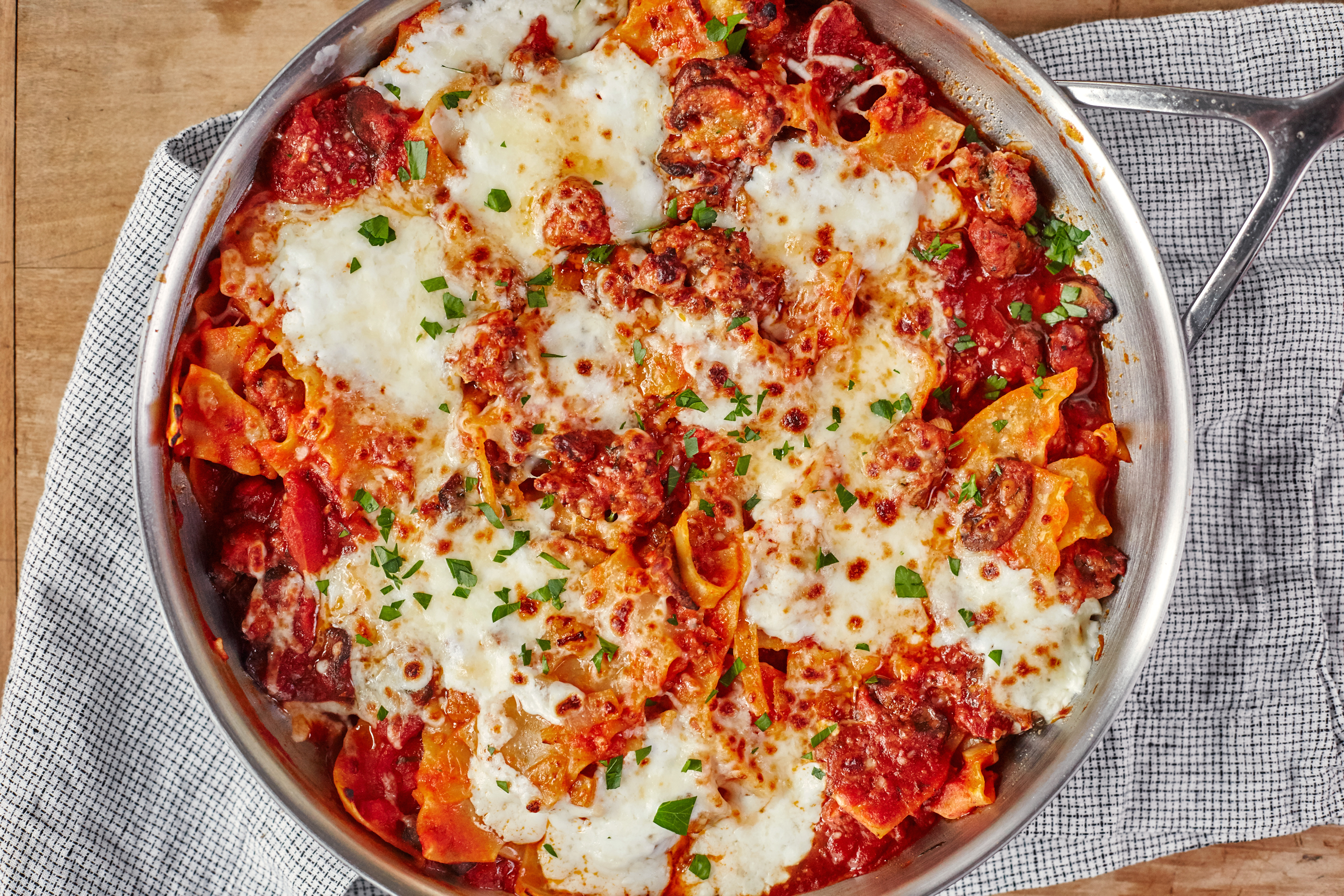 Recipe One Skillet Stovetop Lasagna Kitchn