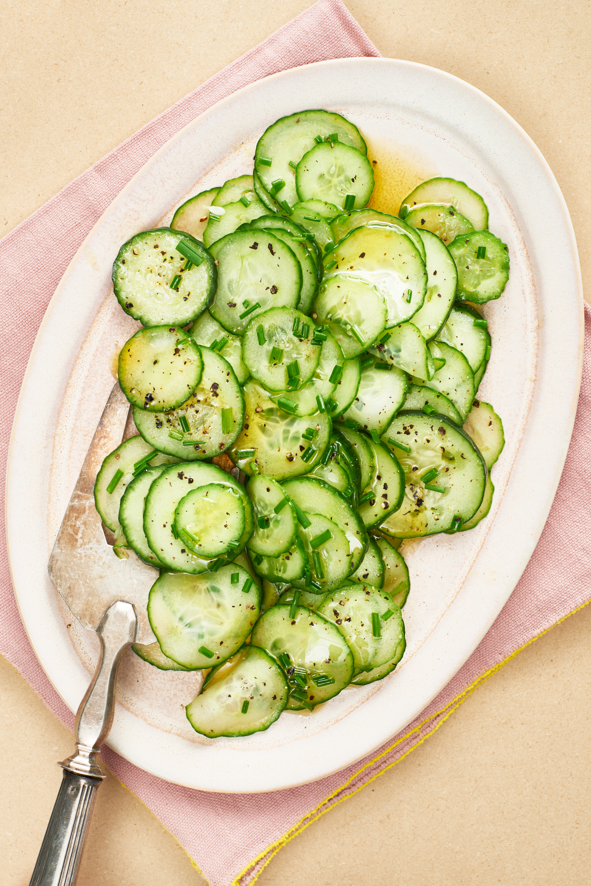 Tangy Cucumber Salad Recipe (Quick-Pickled)