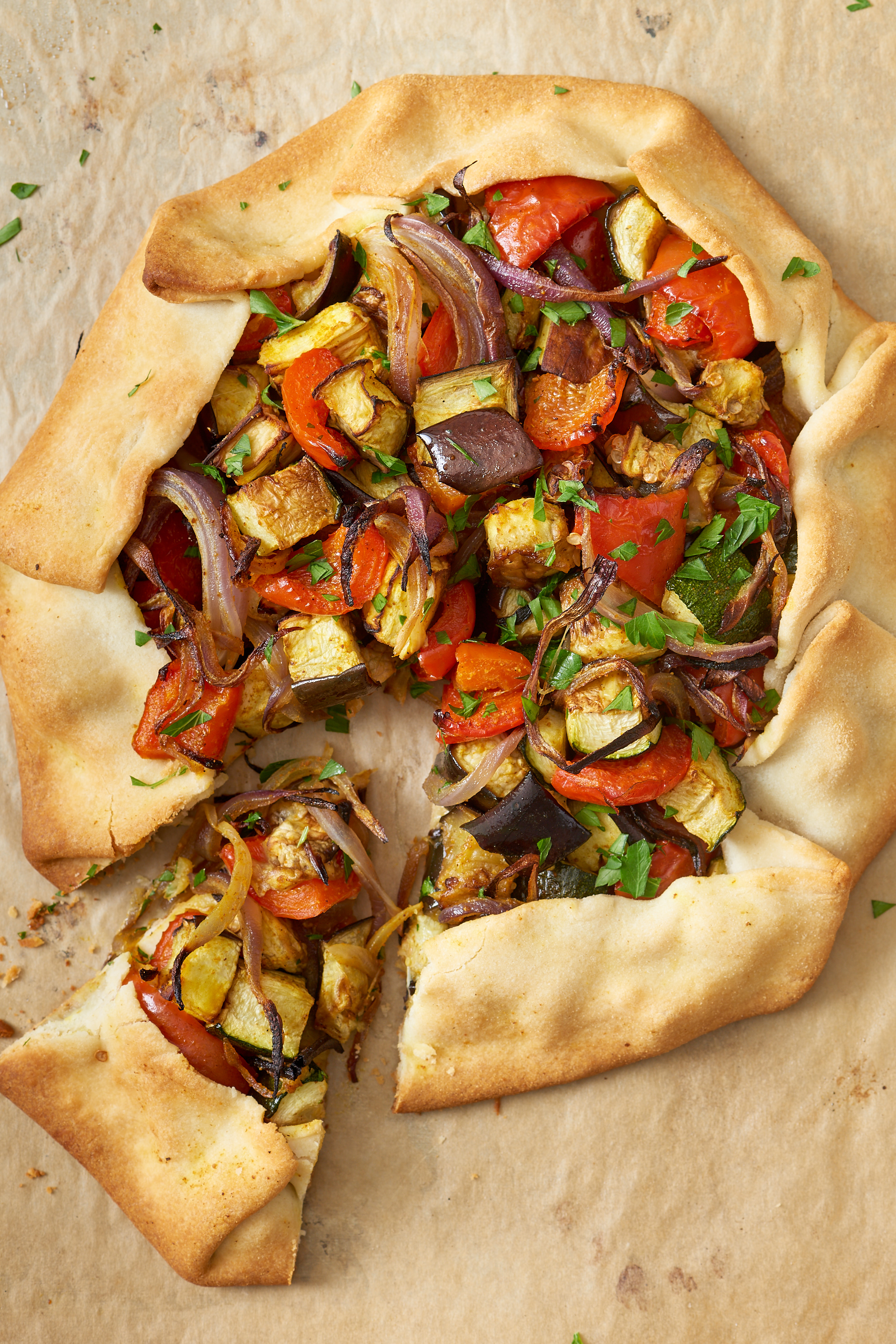 Spring Seasonal Vegetable Galette Hack