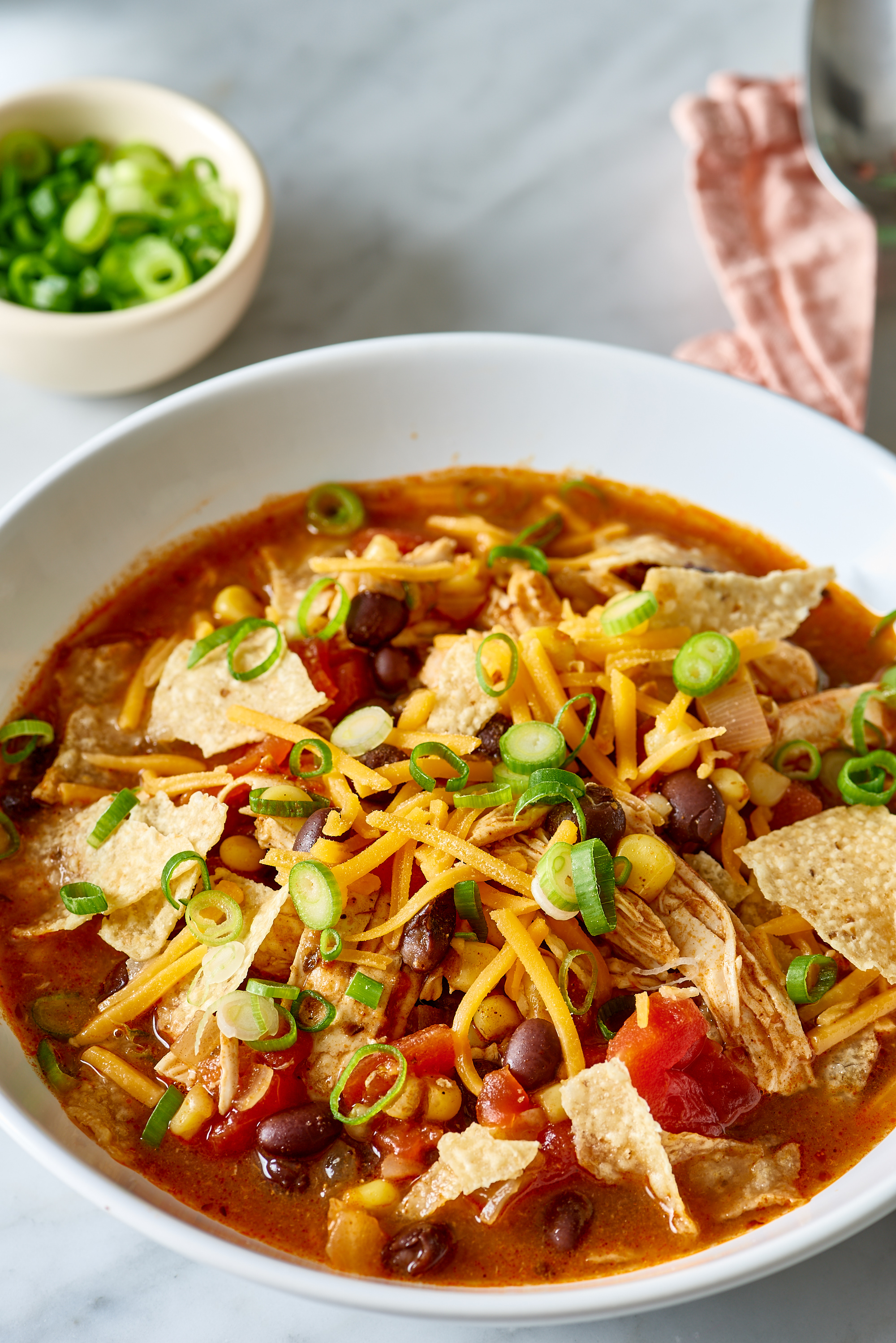 Chicken Taco Soup The Easiest Simplest Recipe Kitchn