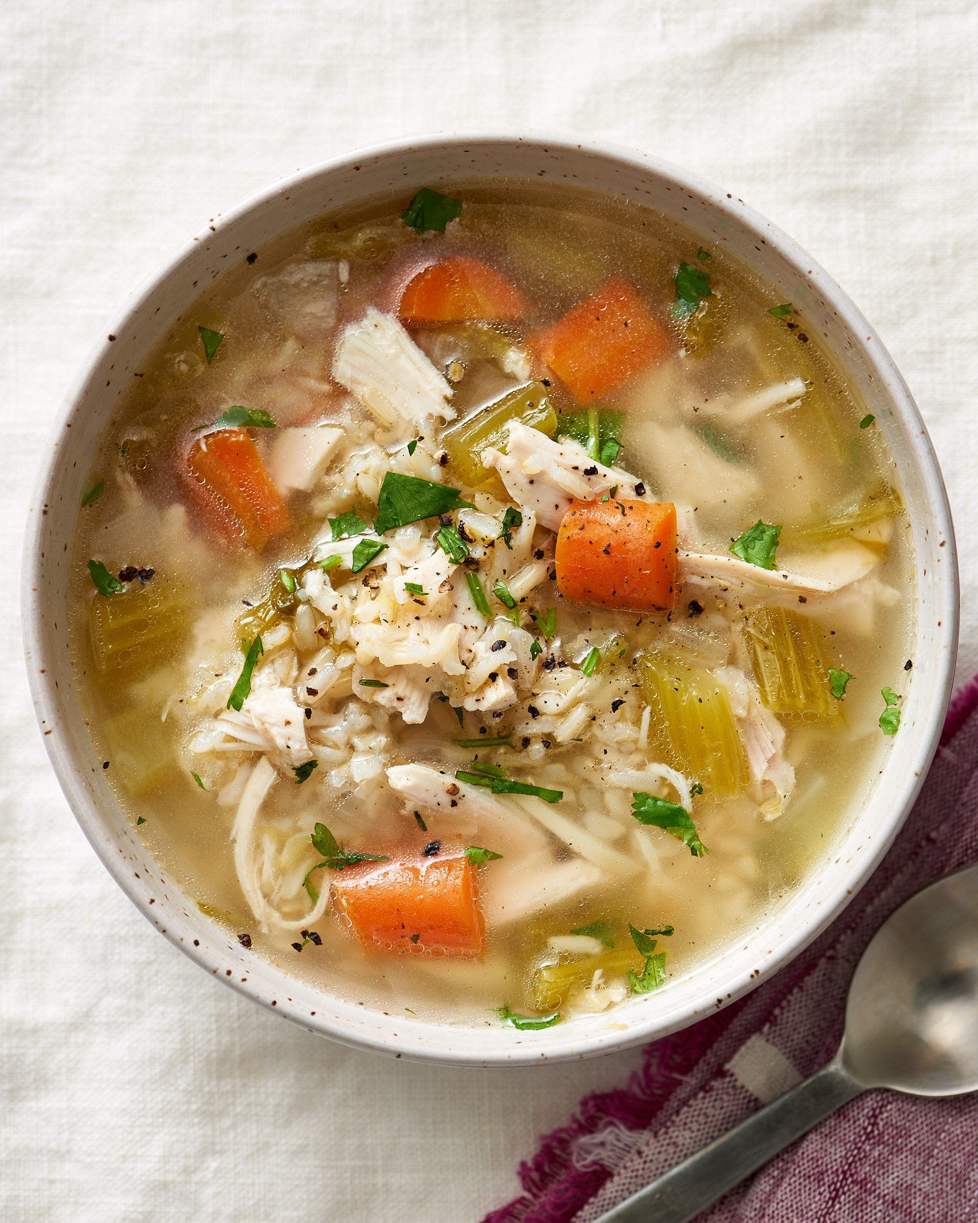 Homemade Chicken and Rice Soup