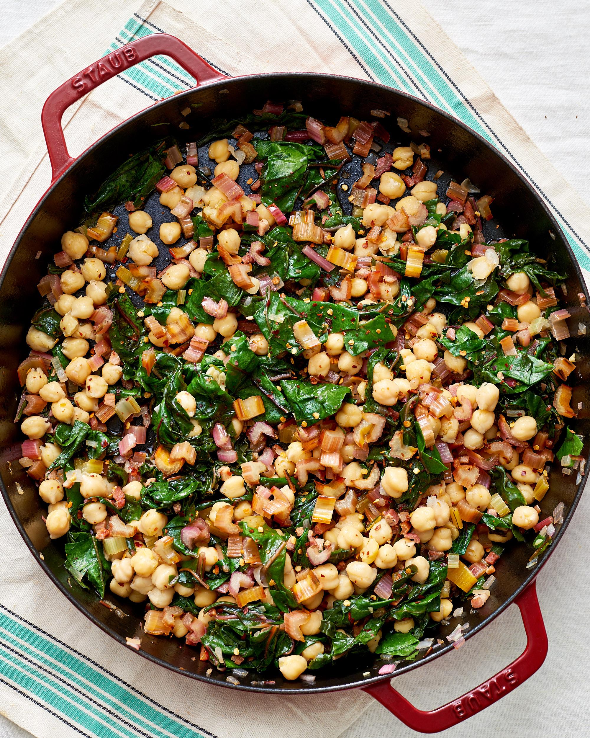 Swiss Chard With Garbanzo Beans Kitchn