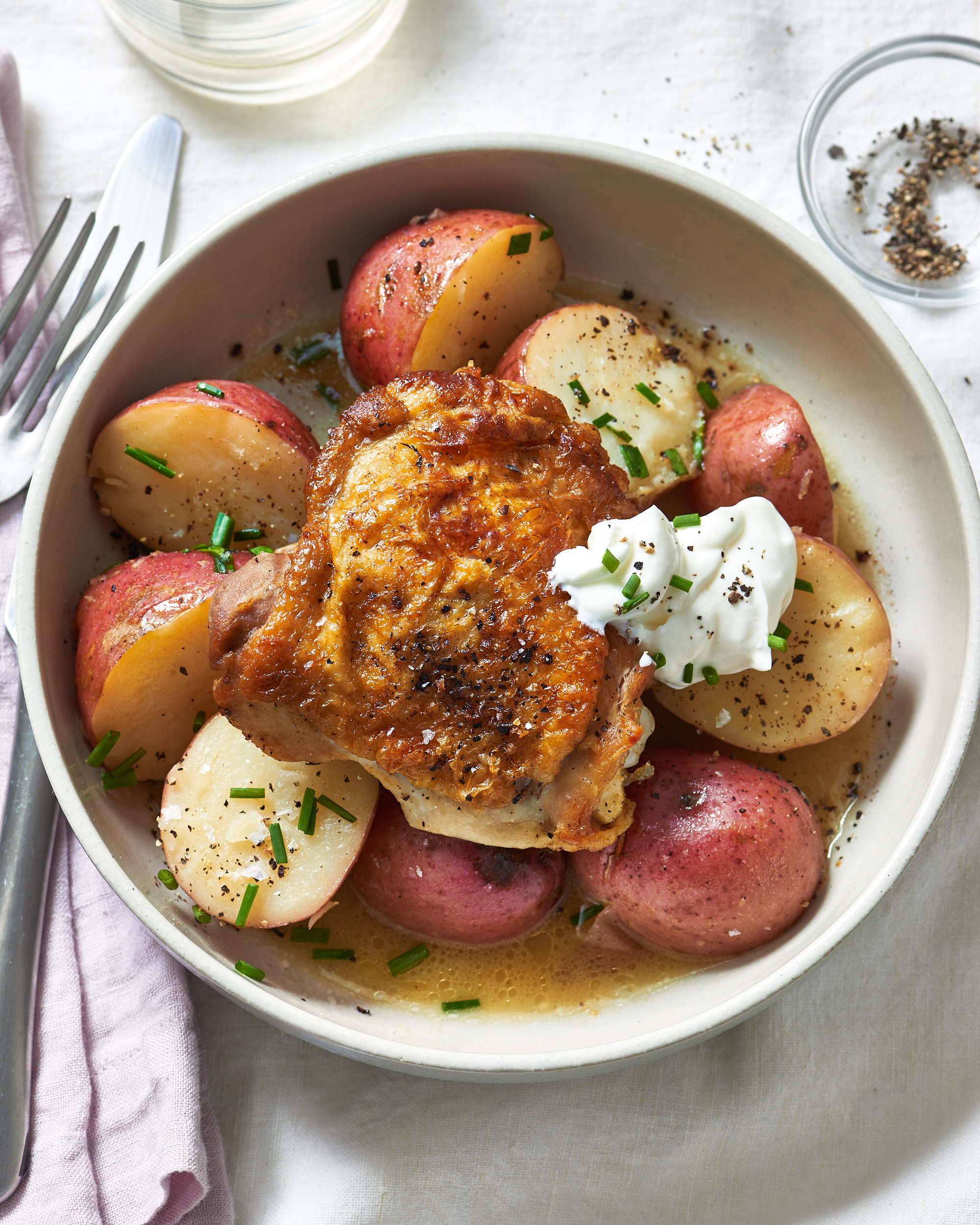 Crockpot Chicken and Potatoes - Kristine's Kitchen