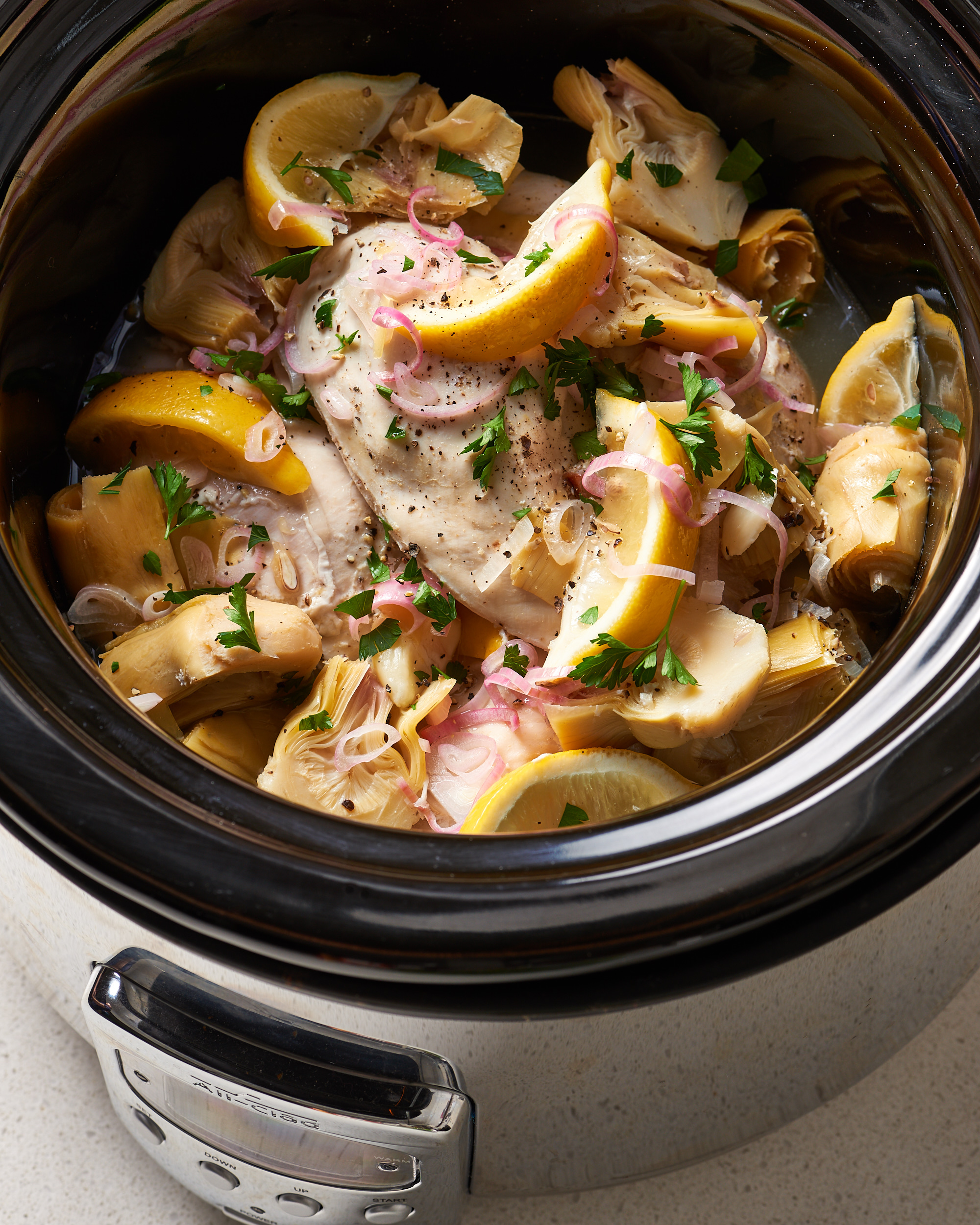 Slow Cooker Spinach And Artichoke Chicken Recipe Kitchn