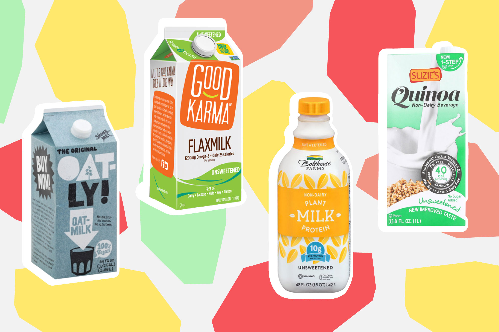 Discounted non-dairy milk alternatives