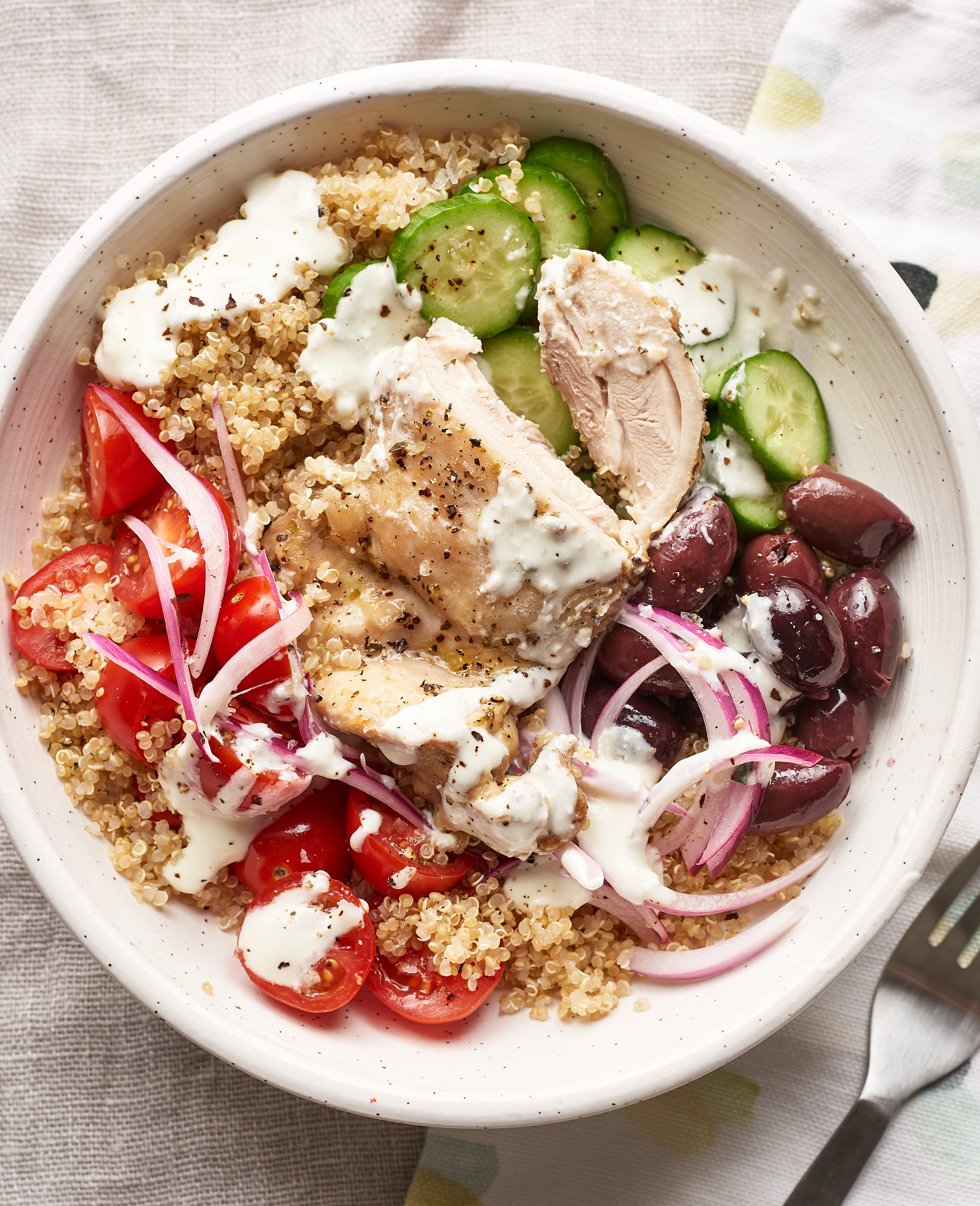 Greek Chicken Bowls Recipe