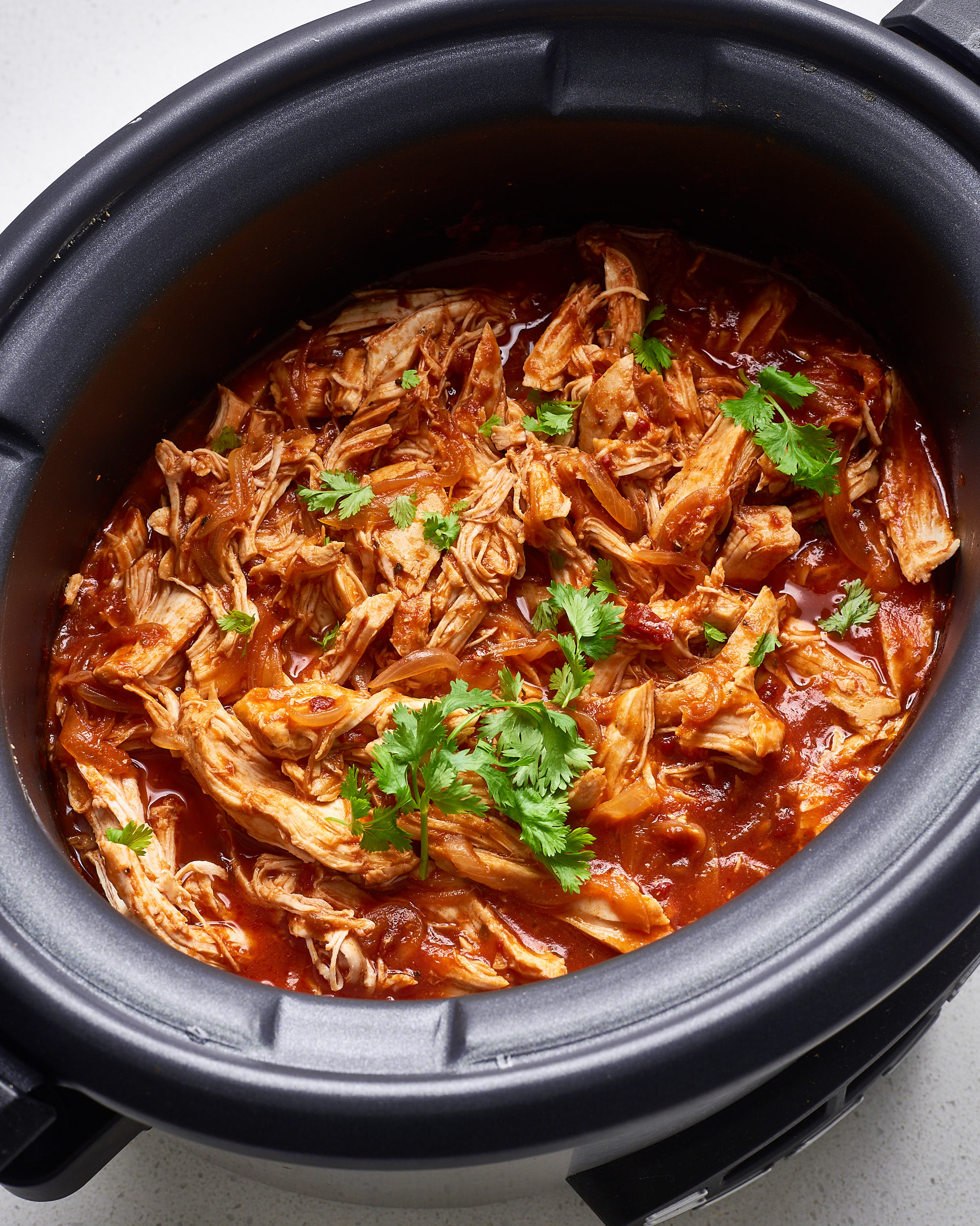 Slow Cooker Chicken Tinga Recipe (In Tomato-Chipotle Sauce) | Kitchn