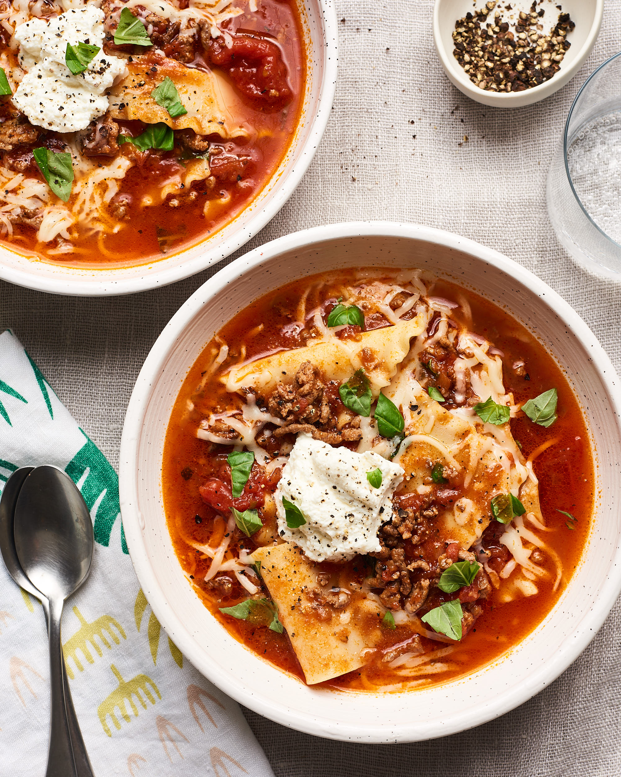 Slow Cooker Lasagna Soup - Damn Delicious