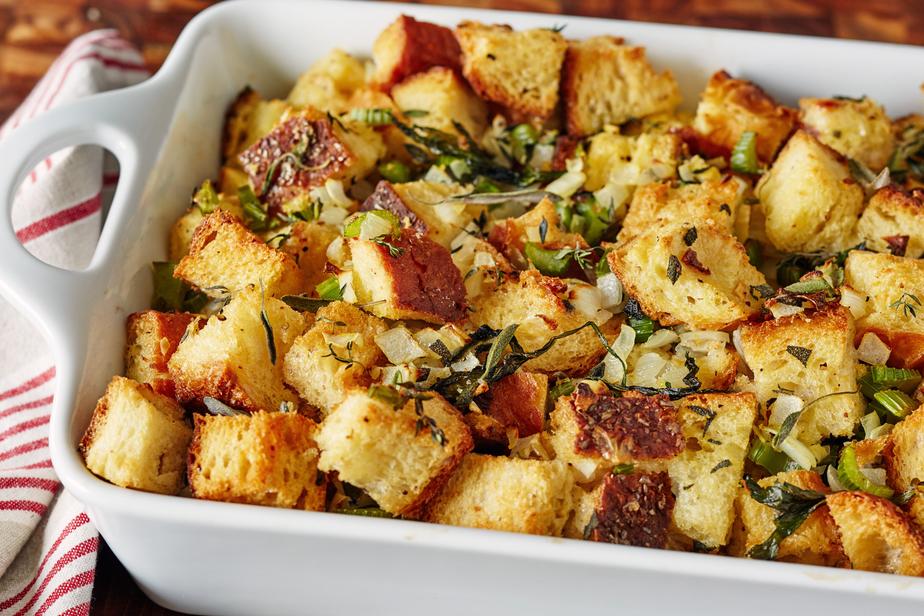 How To Make Thanksgiving Stuffing The Best Classic Recipe Kitchn