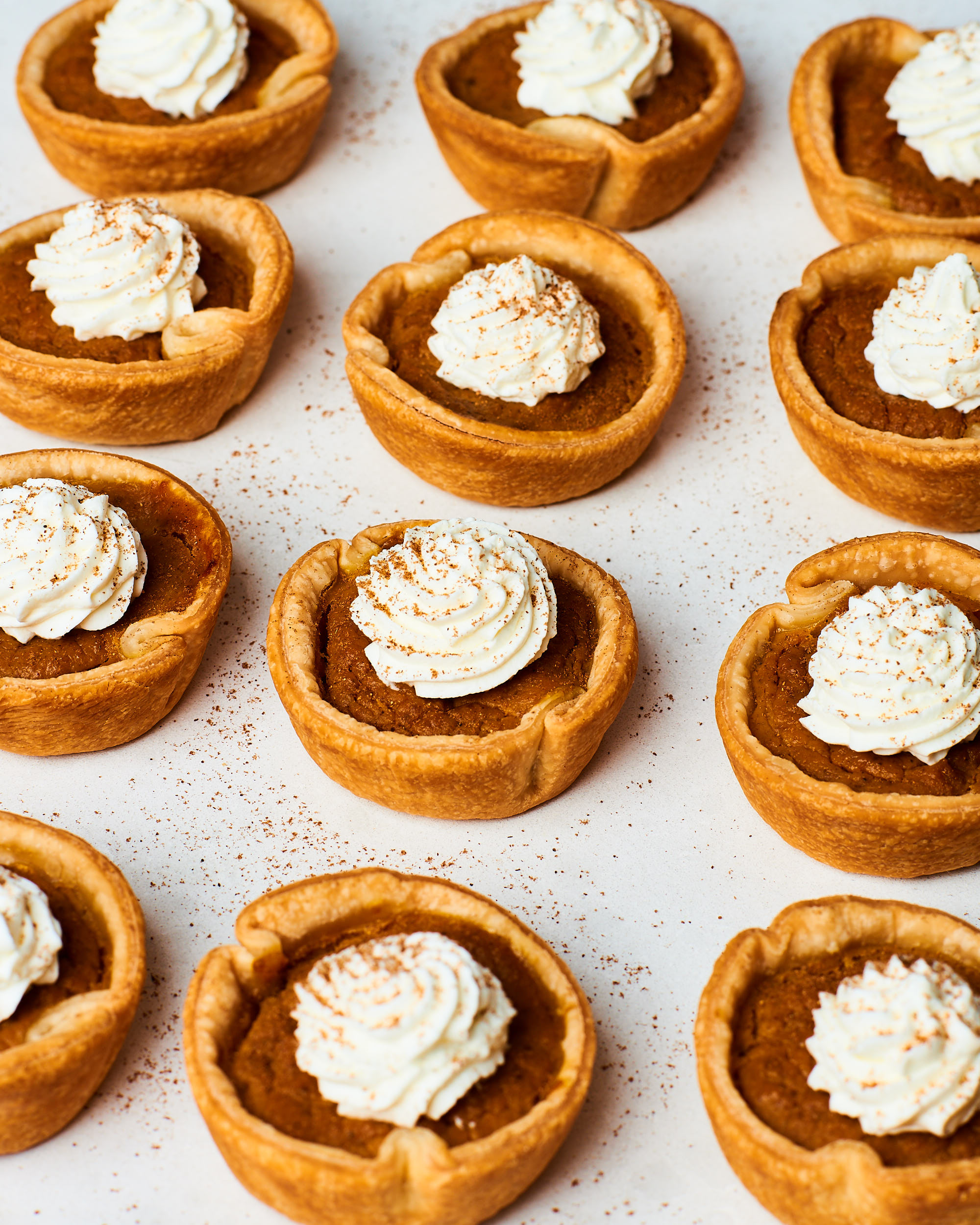 homemade mini pumpkin pies