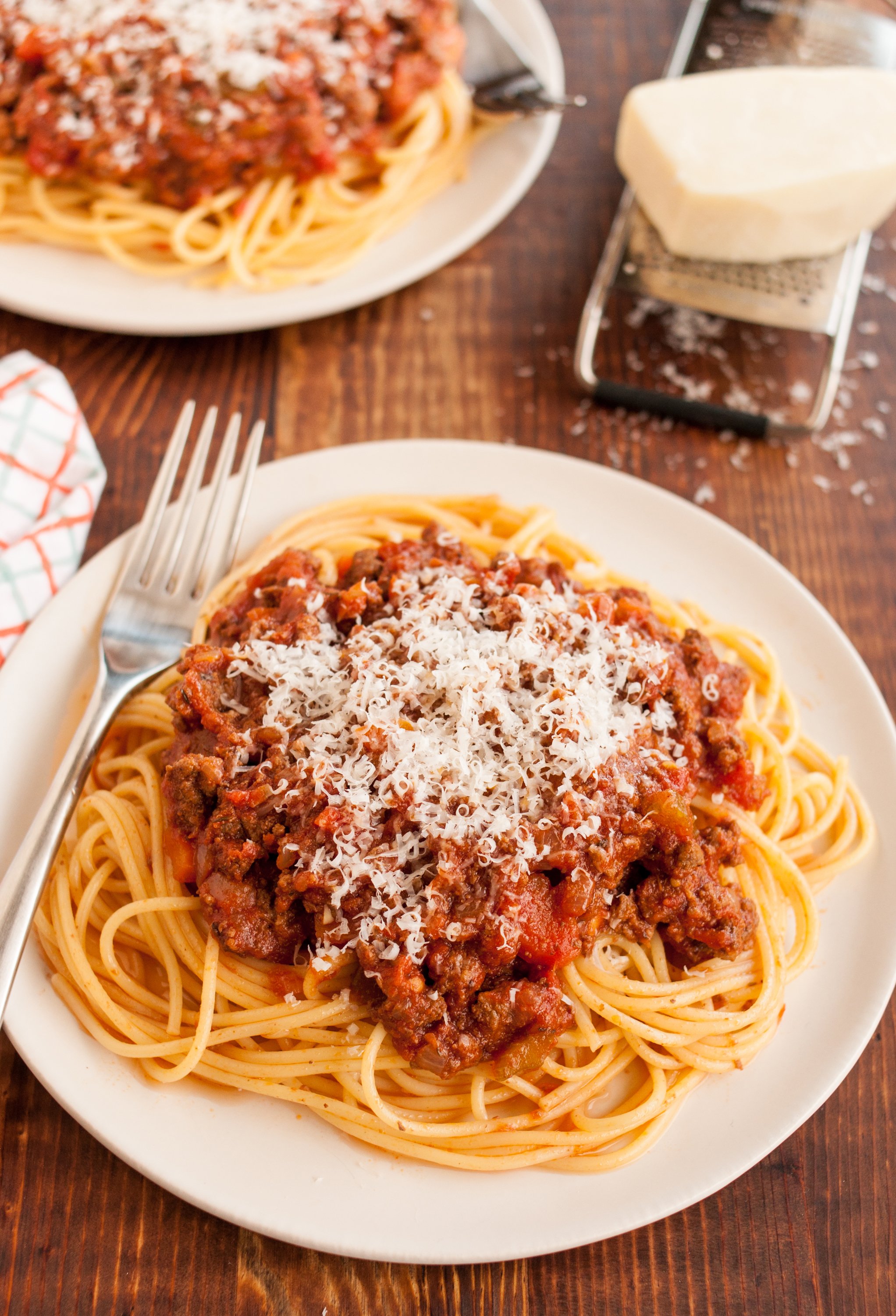 Slow Cooker Spaghetti with Meat Sauce