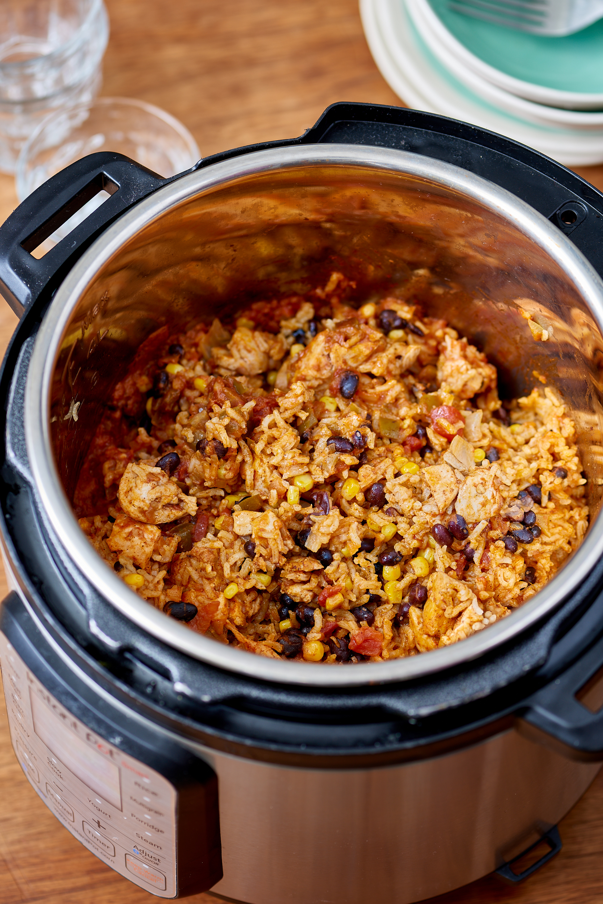 instant pot chicken rice and beans