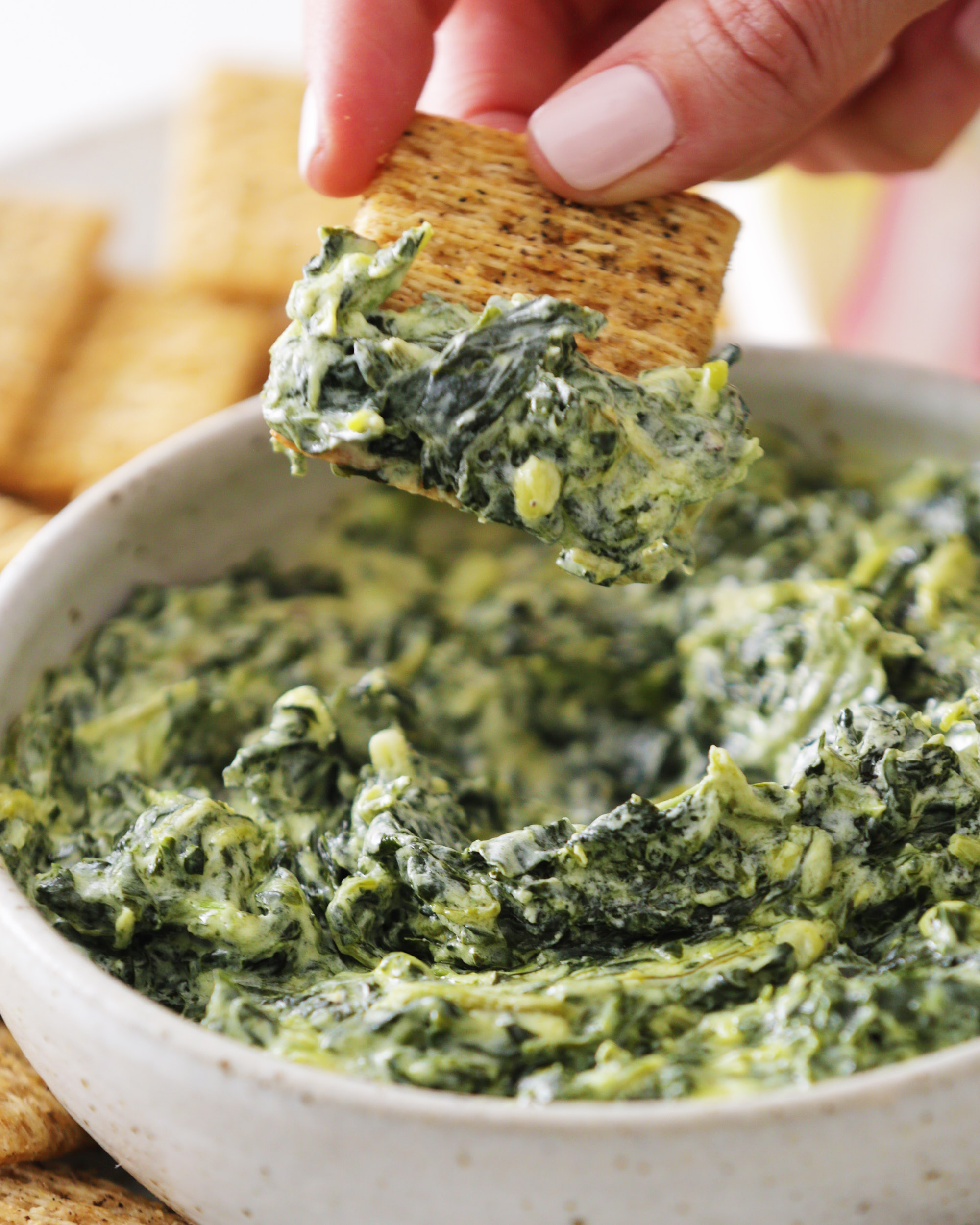 3-Ingredient Spinach Green Onion Dip Recipe