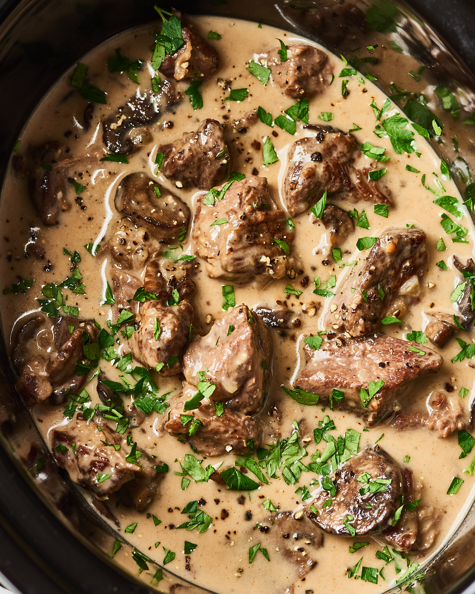 Easy Slow Cooker Beef Stroganoff Kitchn