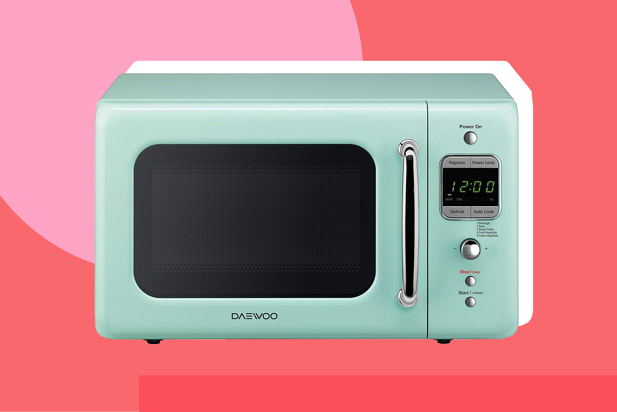 teal microwave kettle and toaster