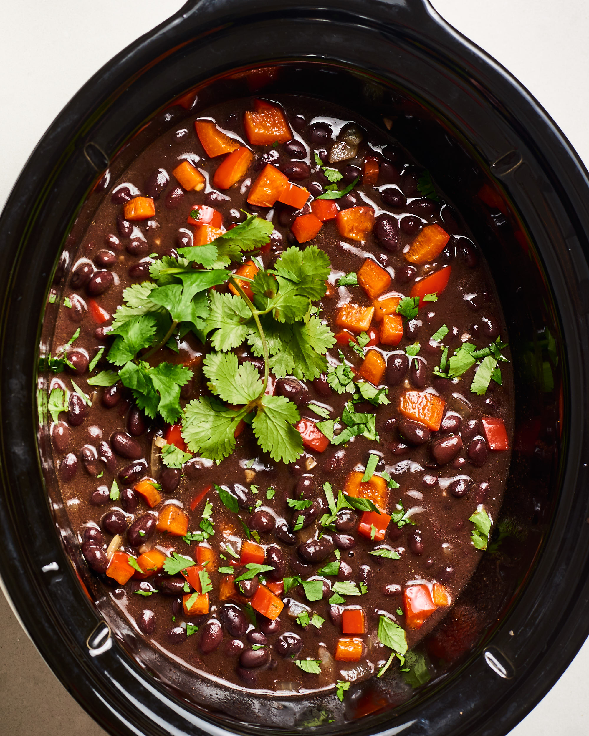 7-Ingredient Crock-Pot Black Bean Soup - Live Simply