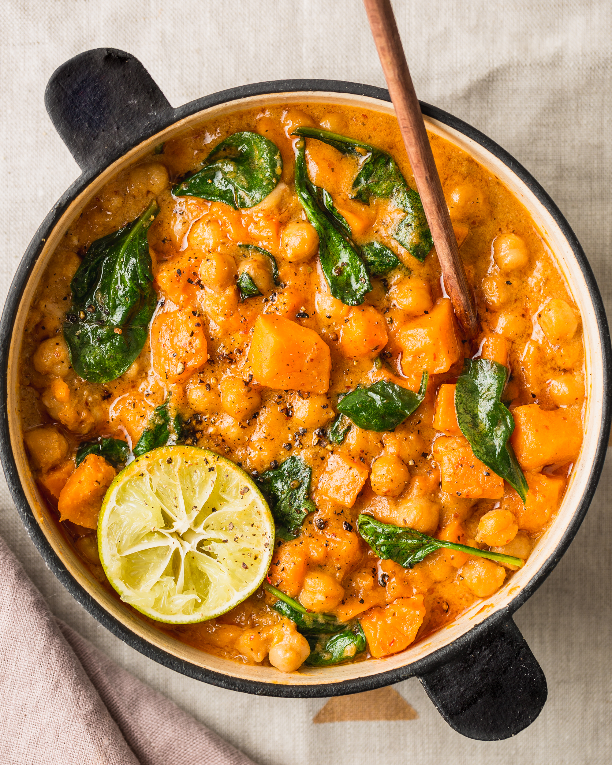 Sweet Potato And Chickpea Curry - Peanut Butter Recipe