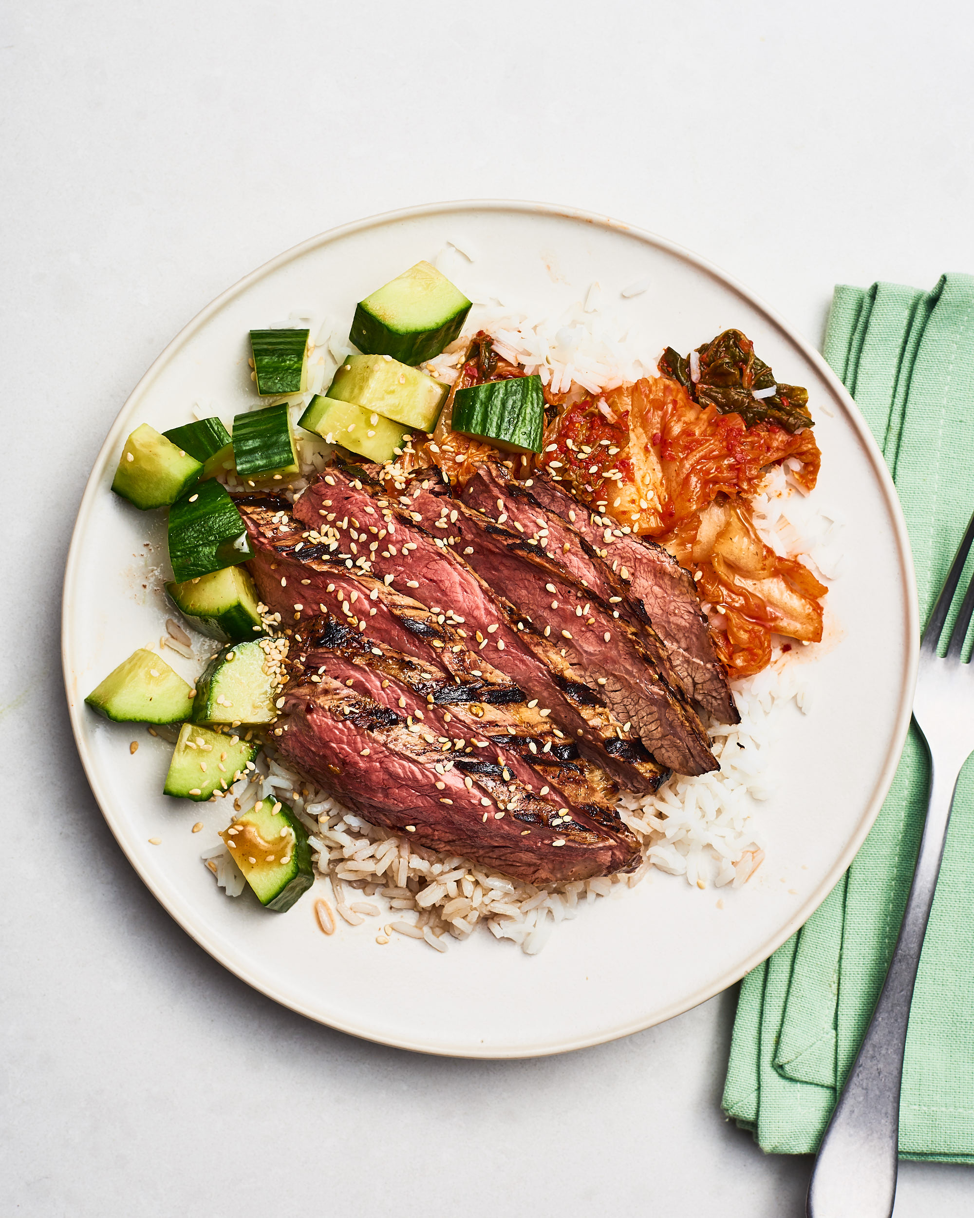 Indian Beef Flank Steak & Rice