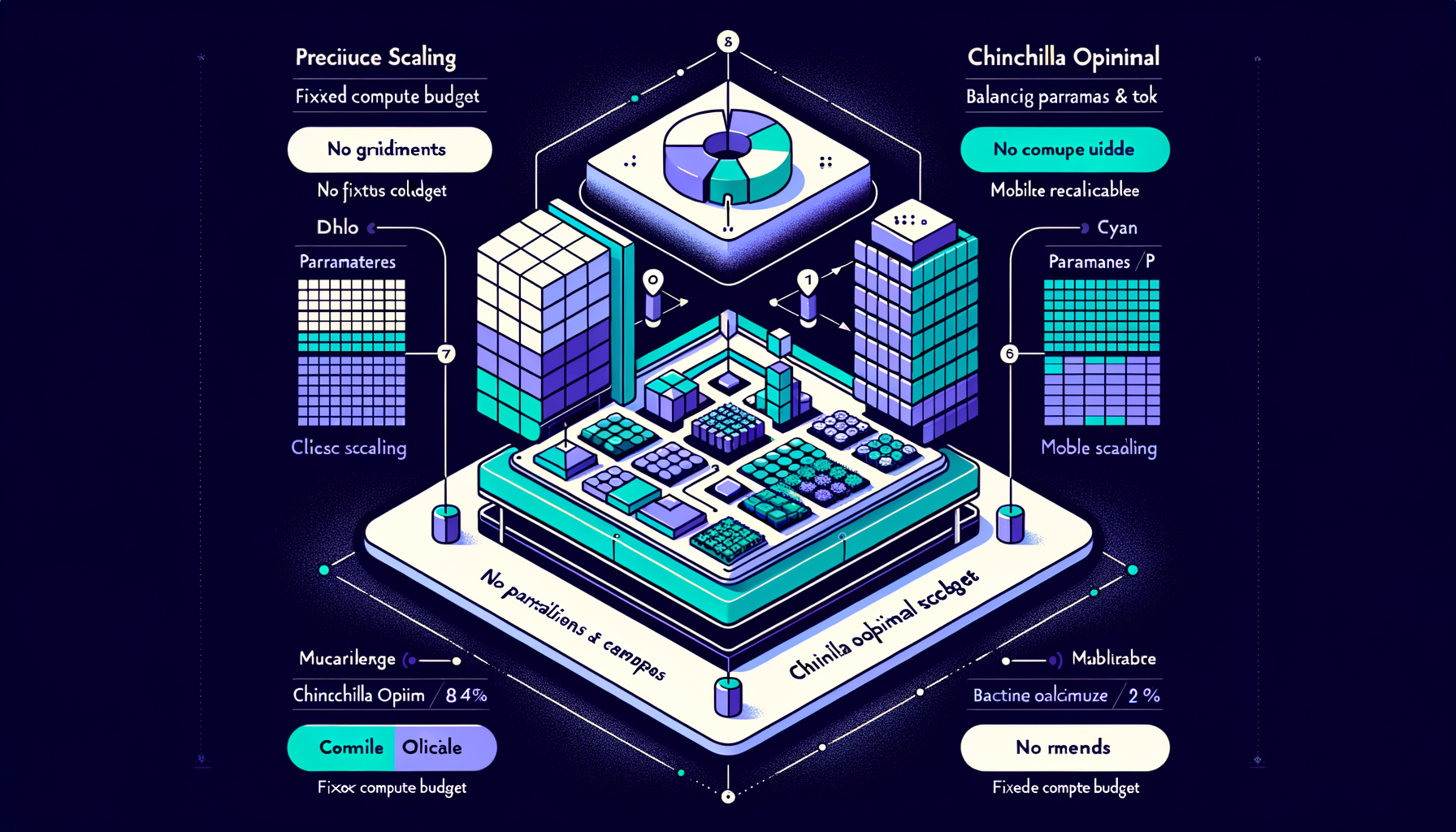 Chinchilla optimal — balancing parameters and tokens