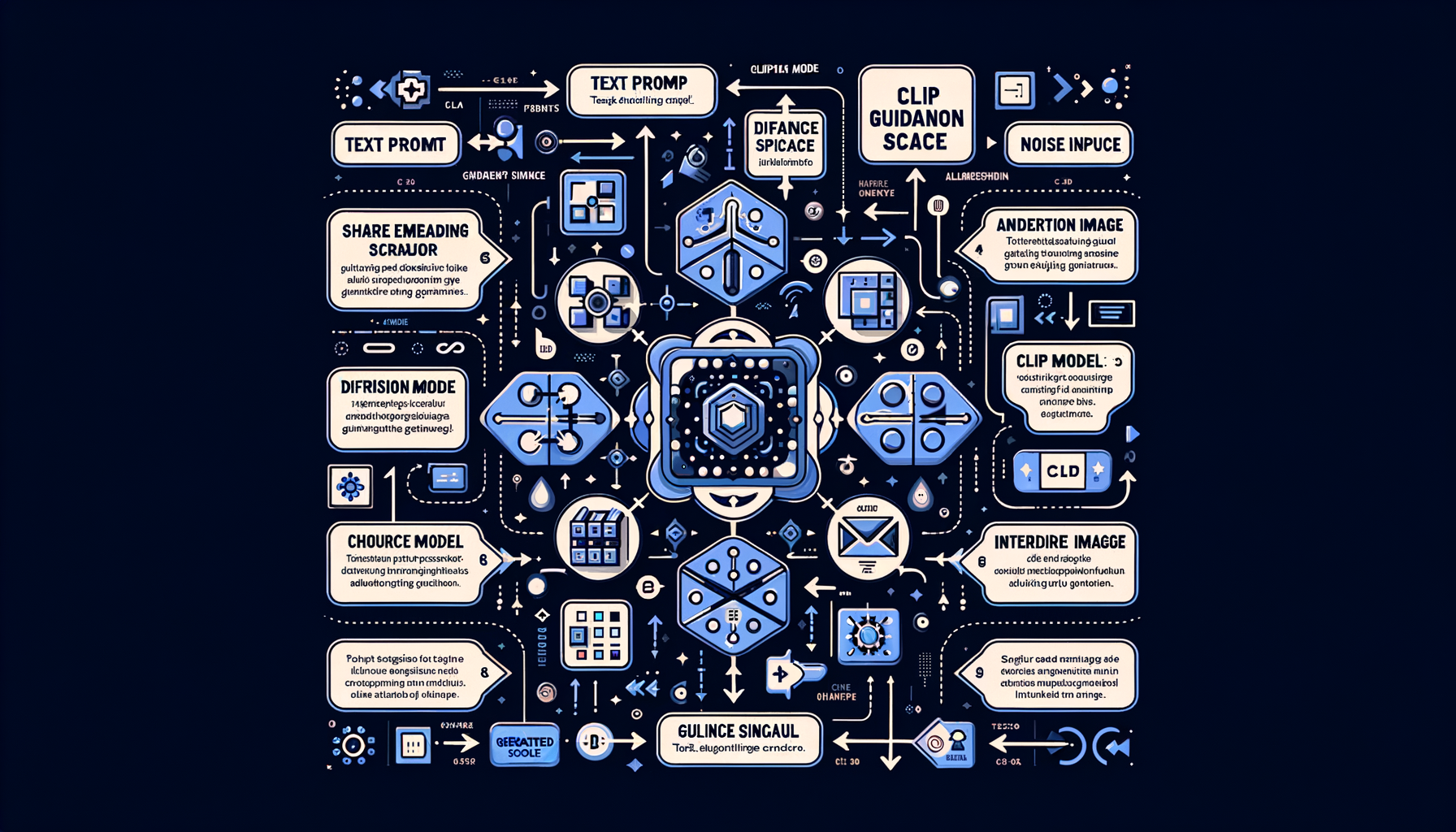 CLIP guidance — text-image alignment for generation