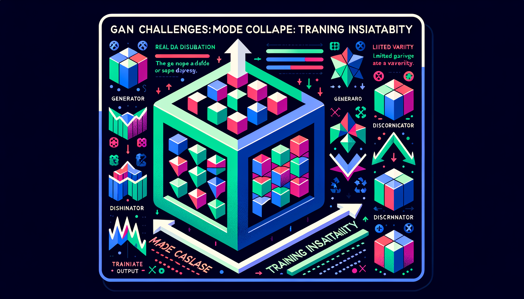 GAN challenges — mode collapse and training instability