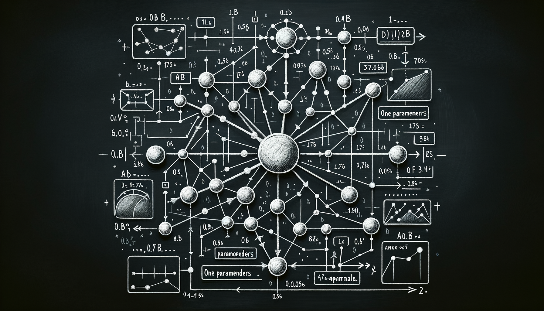 Parameters — the learned numbers inside a model