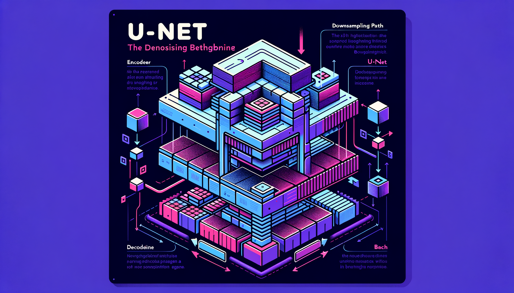 U-Net — the denoising backbone
