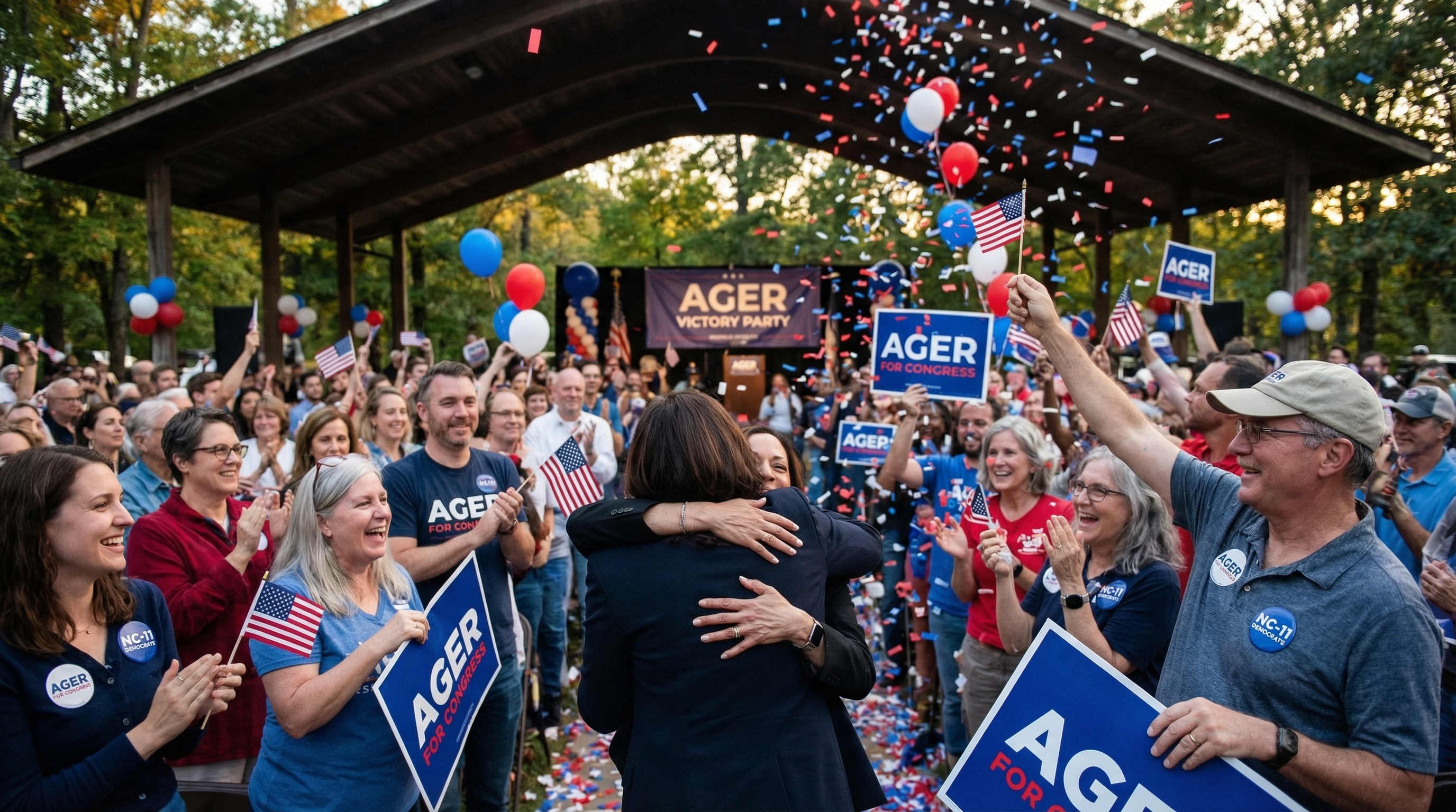 Ager Cruises to Victory in NC-11 Democratic Primary