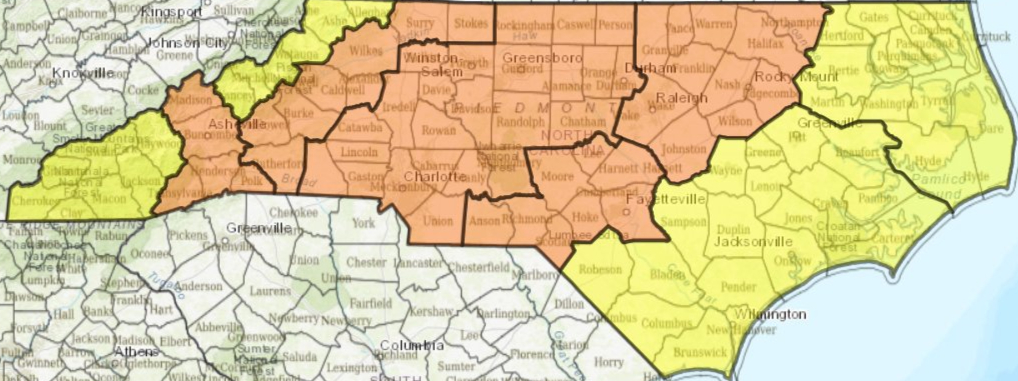 High Fire Danger Grips Western North Carolina
