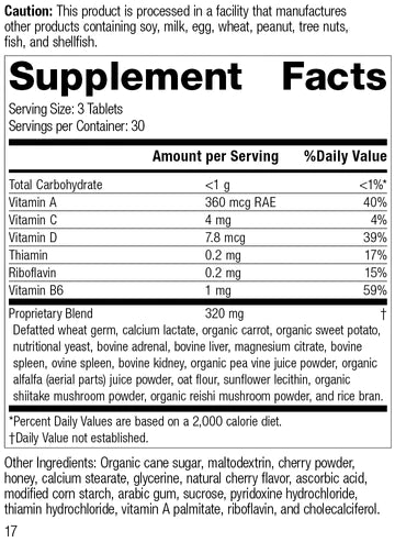 Catalyn Supplement Facts