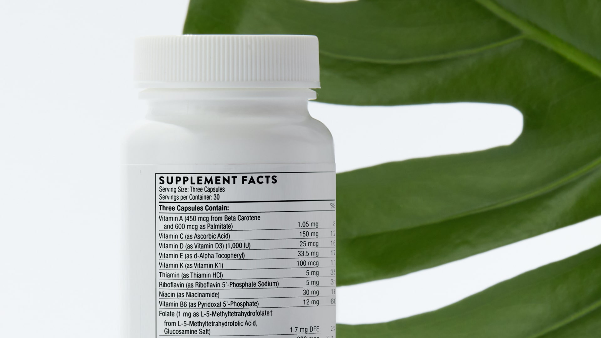 Thorne Testosterone Support Supplement Facts