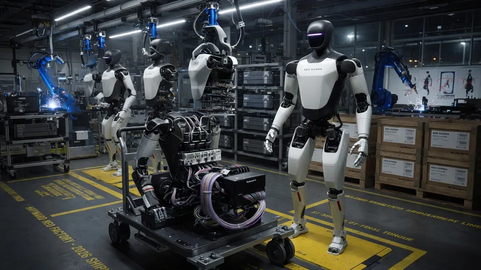 1X NEO Gamma Home Humanoid Hits Full Production: 10K Pre-Orders, 2026 US…