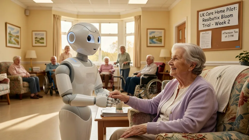 Realbotix Bloom Pilot Deploys Humanoid Robots in UK Care Homes